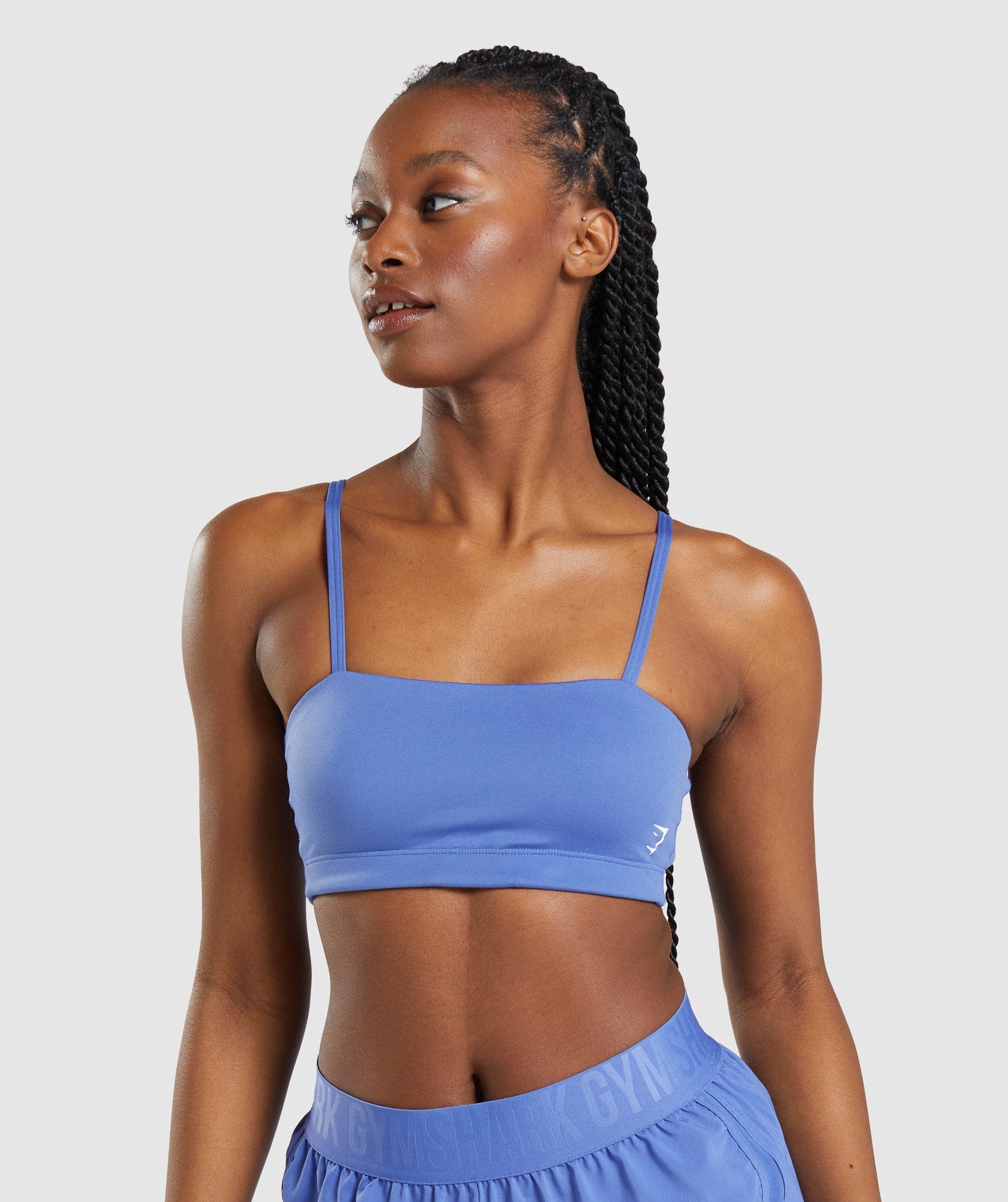 Blue Women\'s Gymshark Bandeau Sports Bra | DOMUGE-612