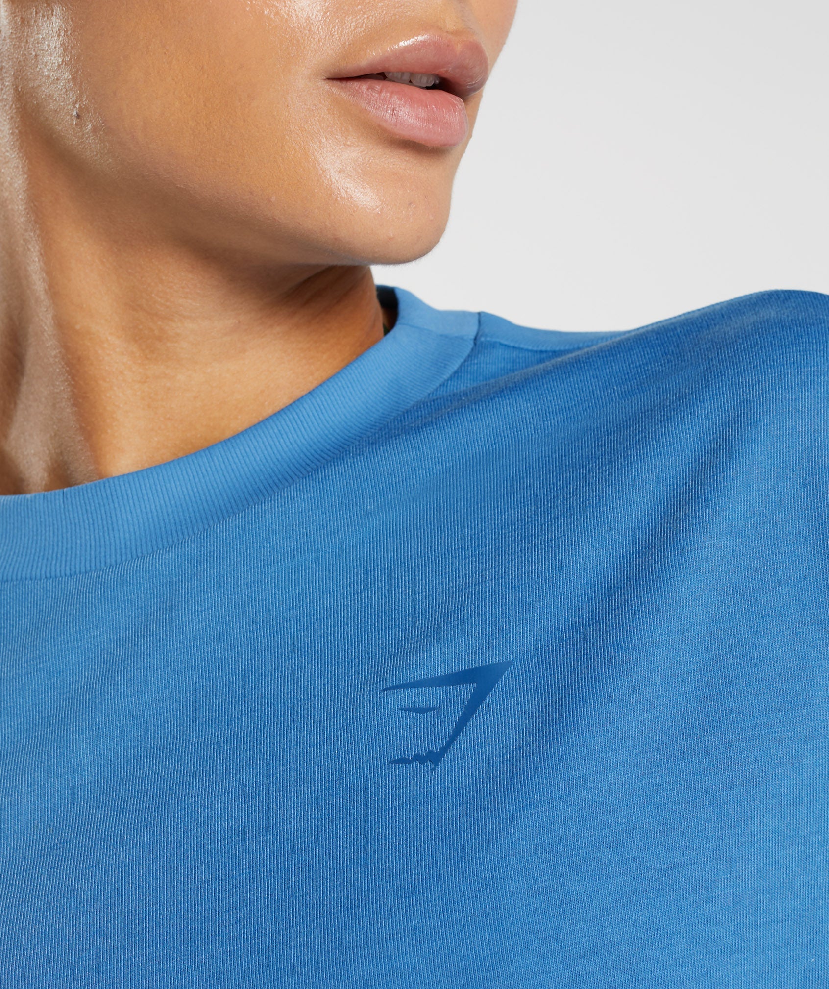 Blue Women's Gymshark GS Power Midi Tops | UNDRQK-891