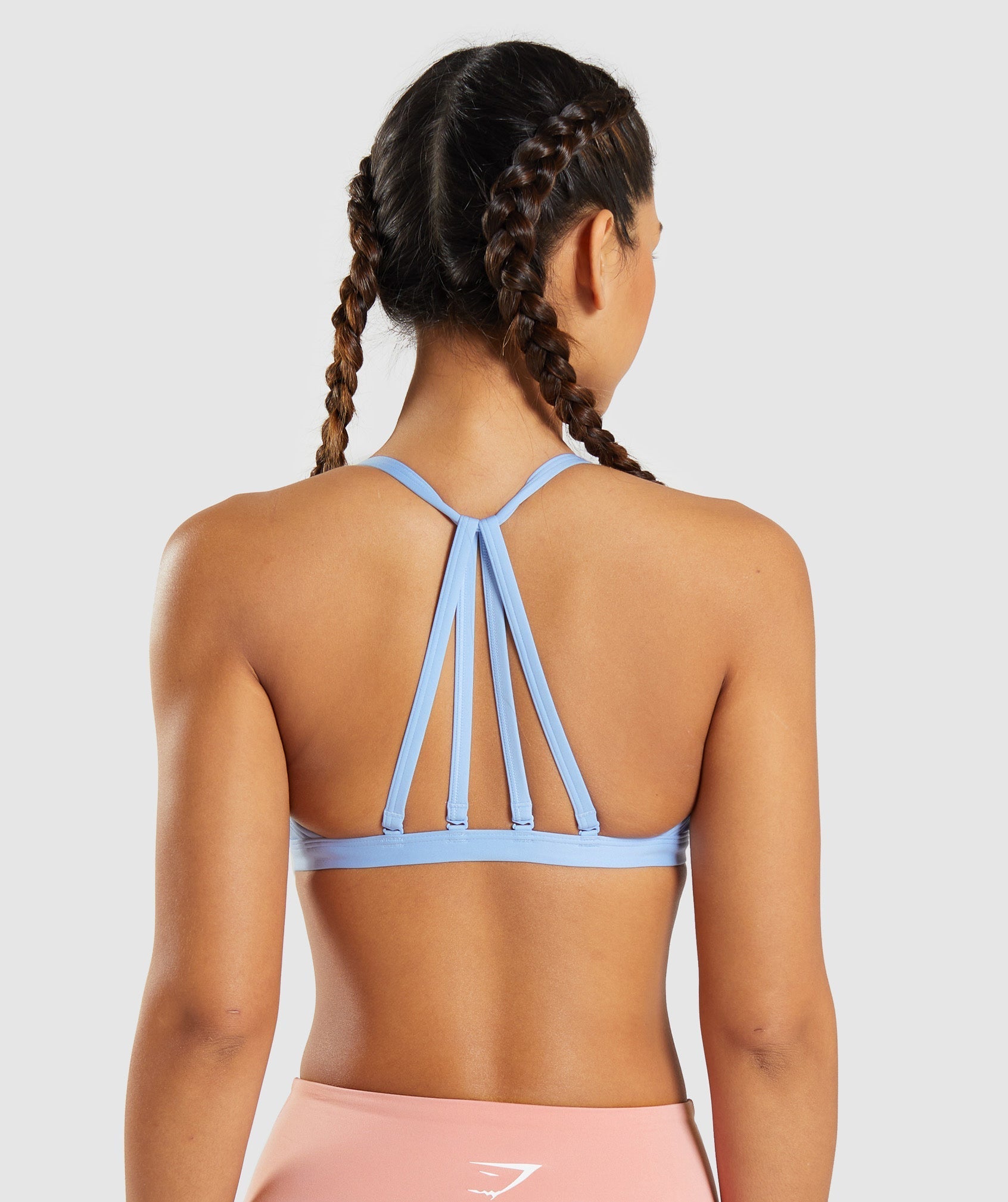 Blue Women's Gymshark Minimal Sports Bra | AGKHQU-738