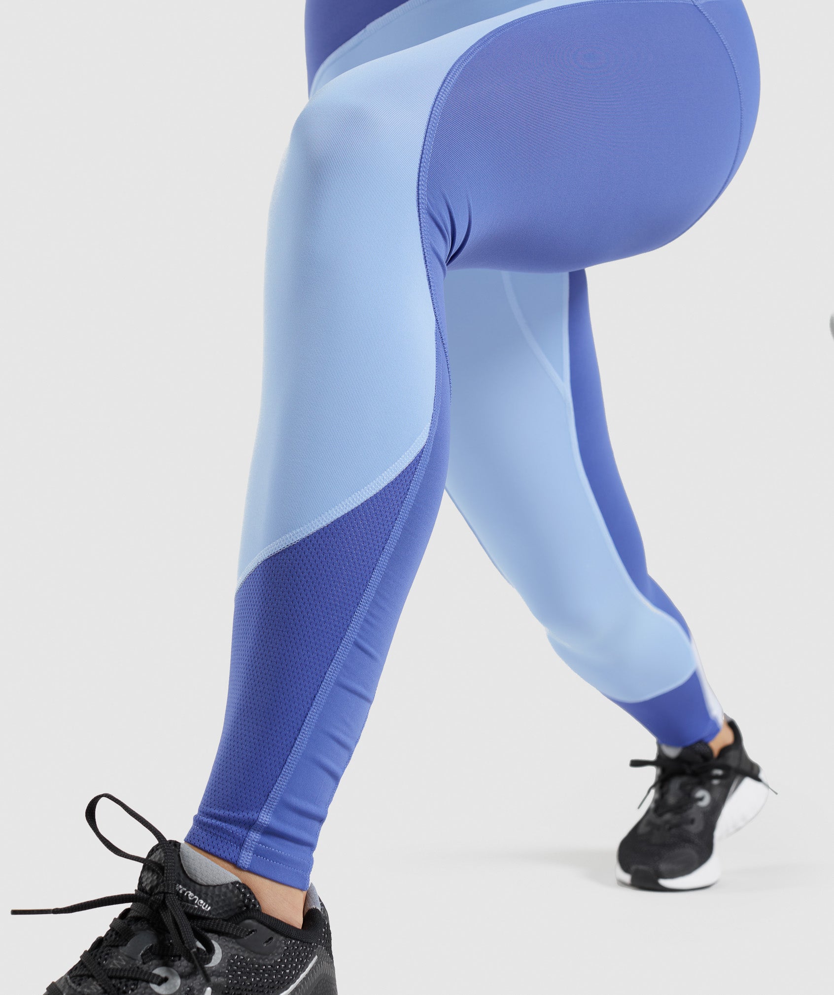 Blue Women's Gymshark Pulse Mesh Leggings | UODMSC-457