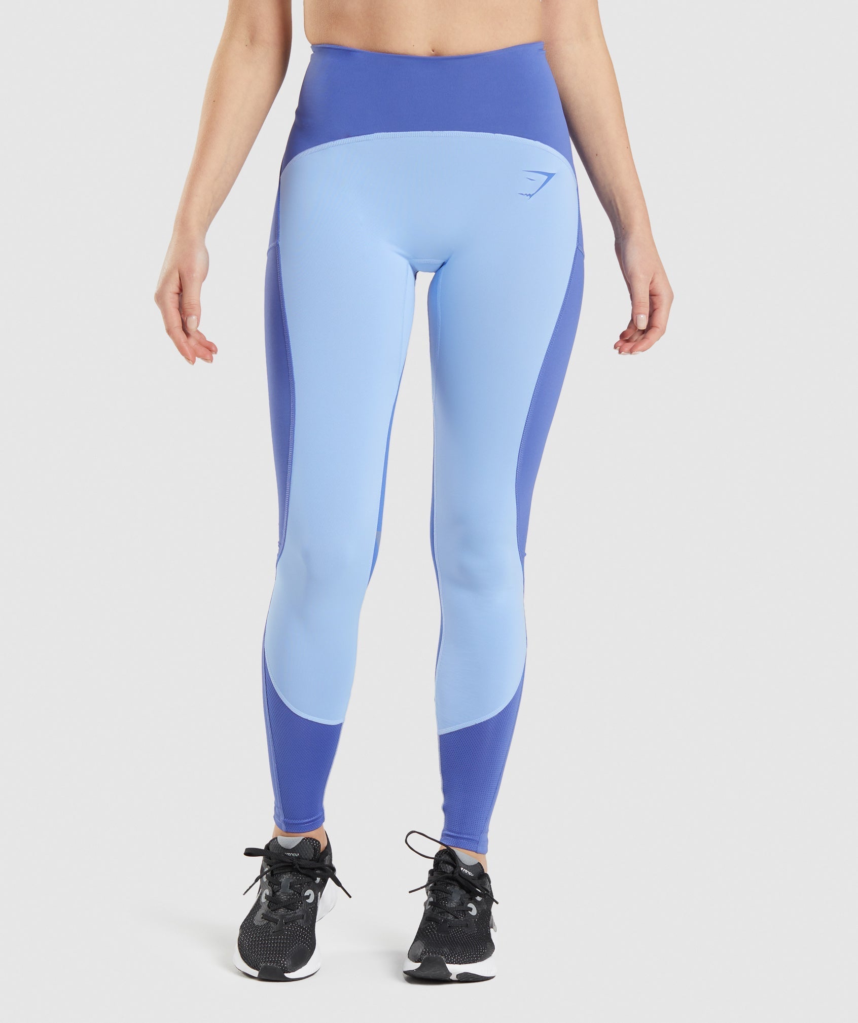 Blue Women\'s Gymshark Pulse Mesh Leggings | UODMSC-457