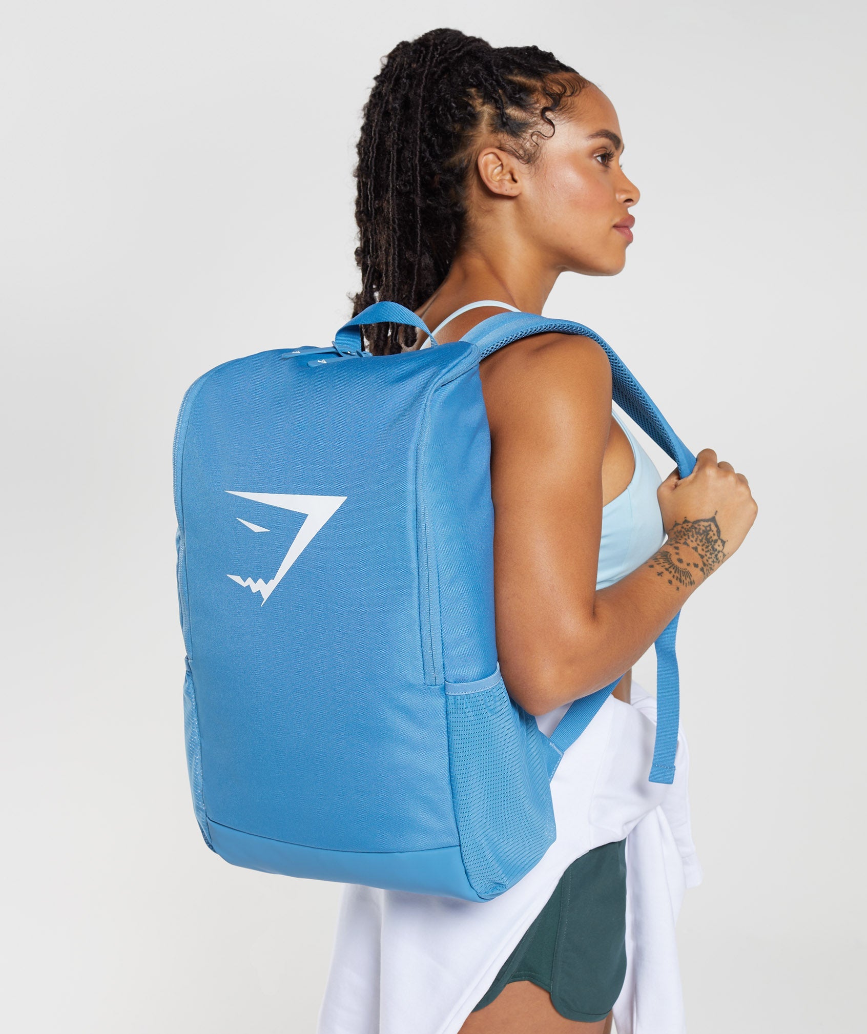 Blue Women's Gymshark Sharkhead Bags | YGCQXN-819