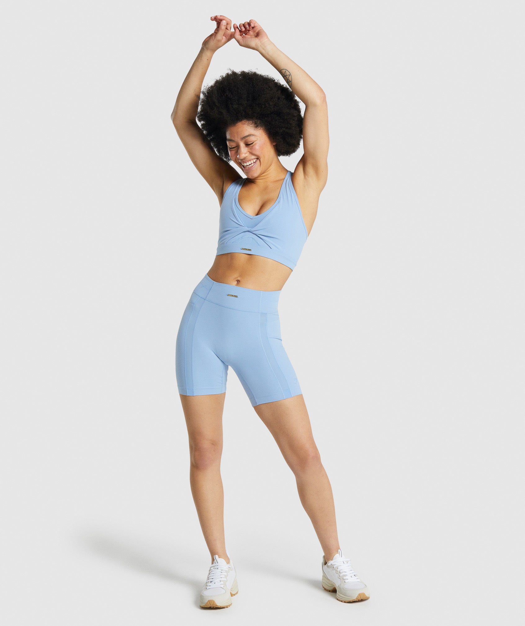 Blue Women's Gymshark Whitney Mesh Shorts | QPTMNX-809