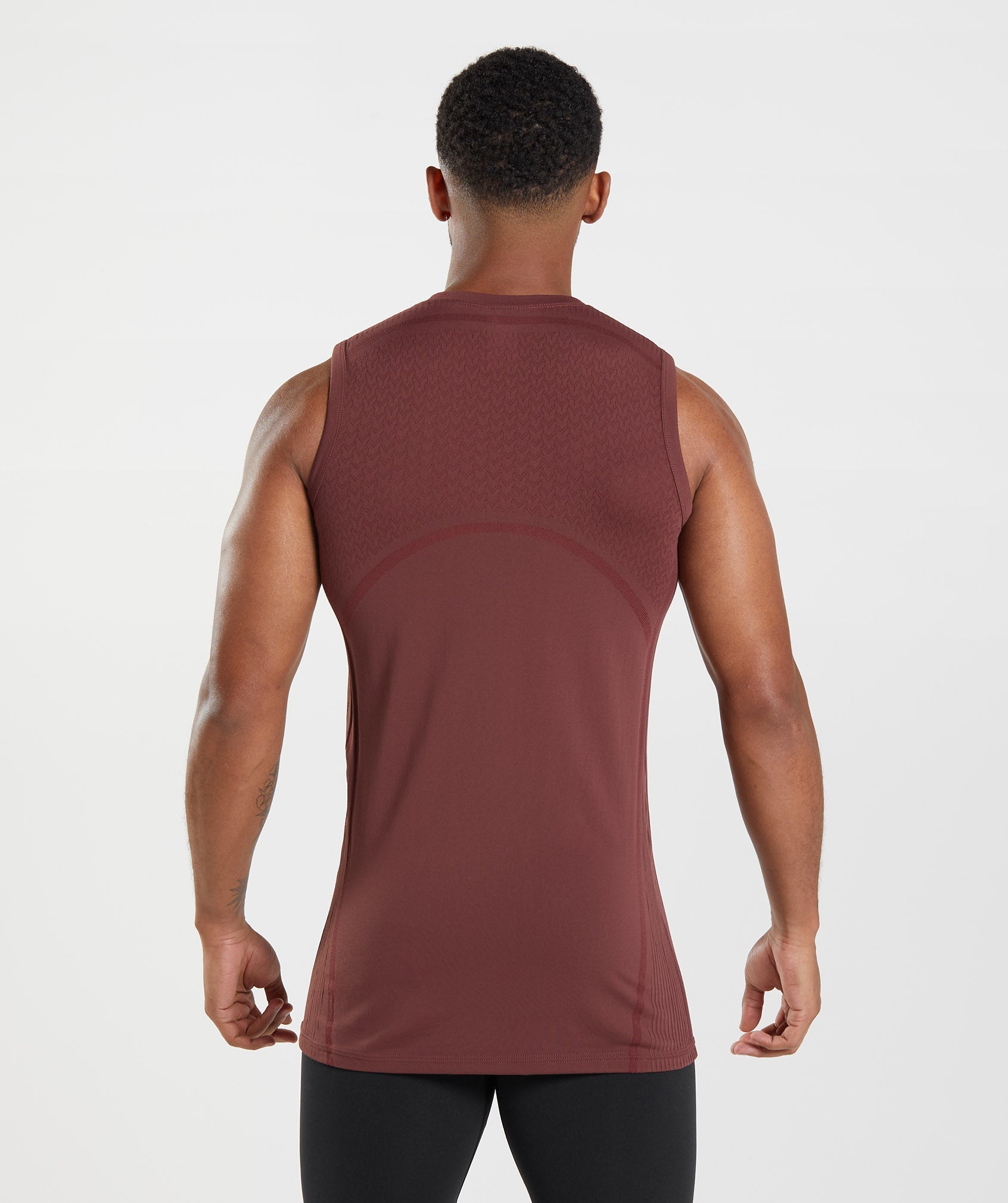 Brown Men's Gymshark 315 Seamless Tanks | XLWTEJ-249