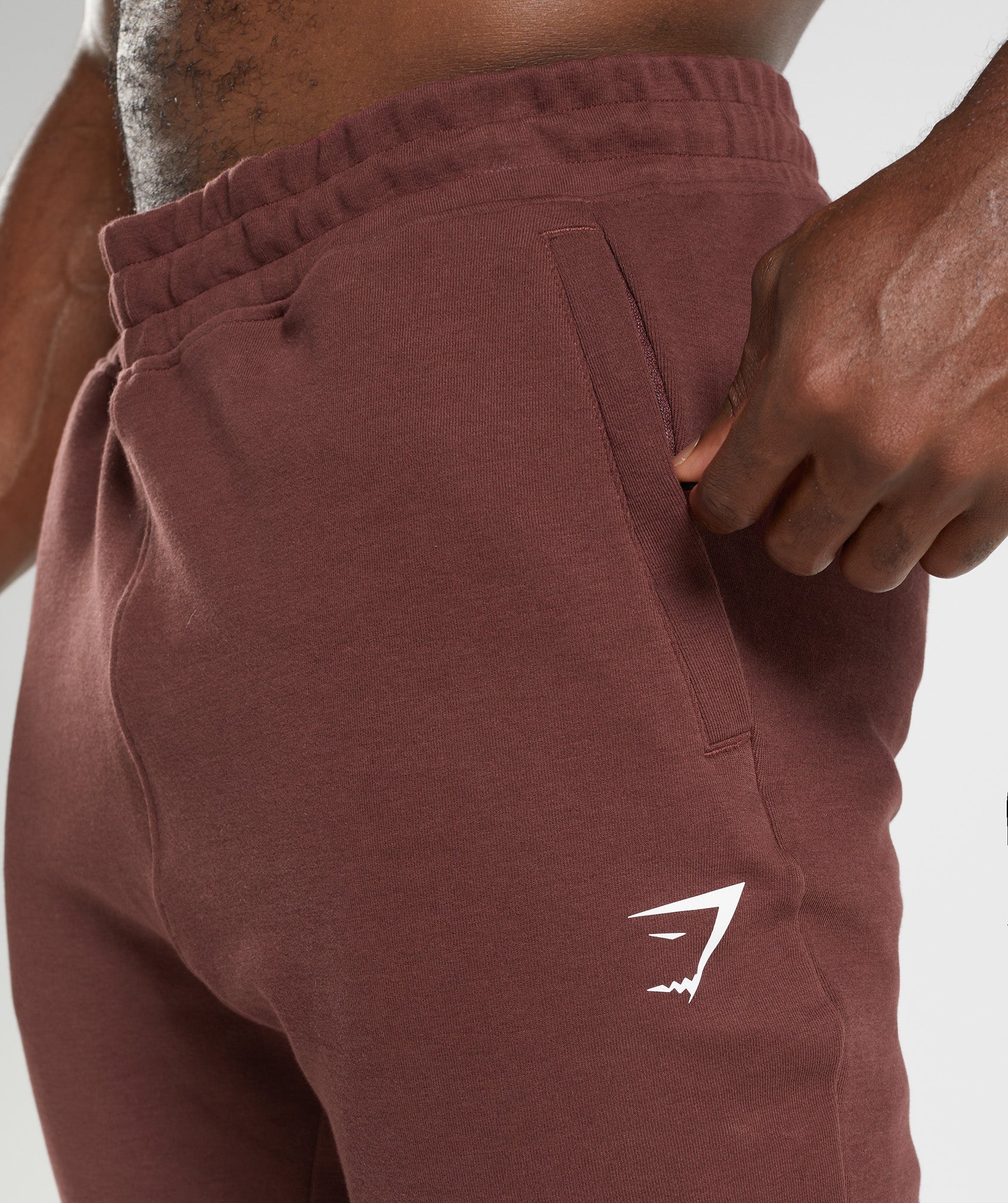 Brown Men's Gymshark React Jogger | HYTFCU-978