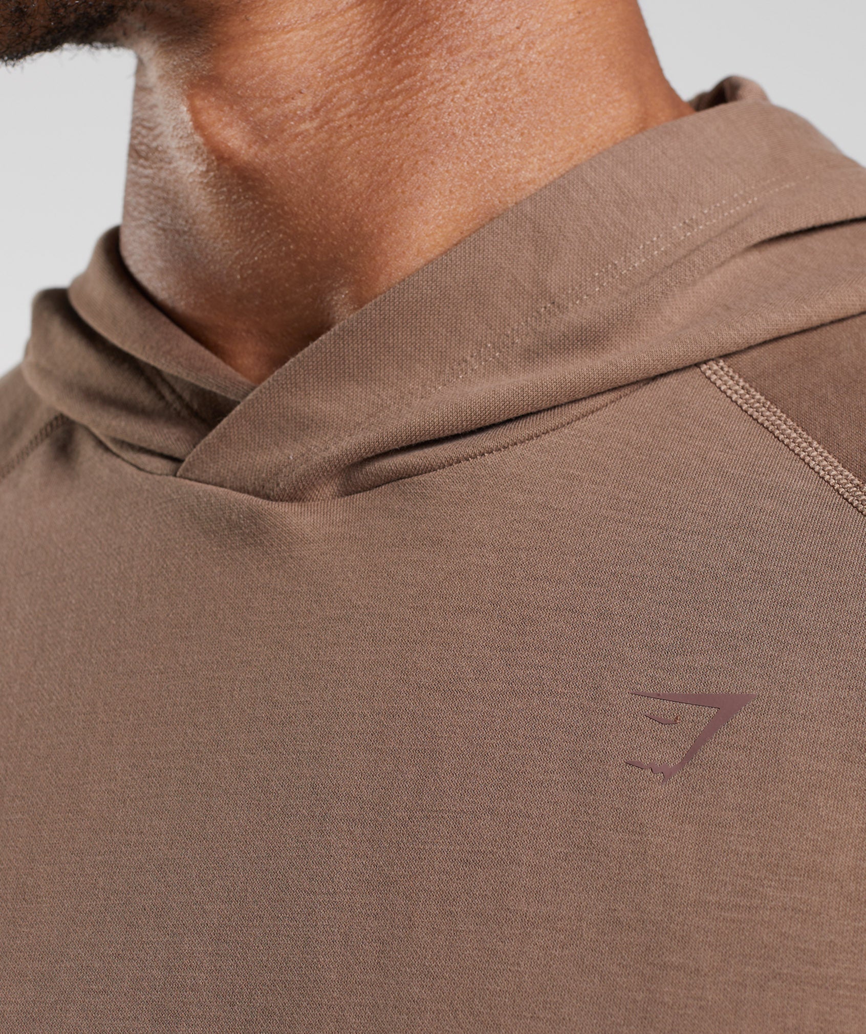 Brown Men's Gymshark Studio Hoodie | SNCVTA-497