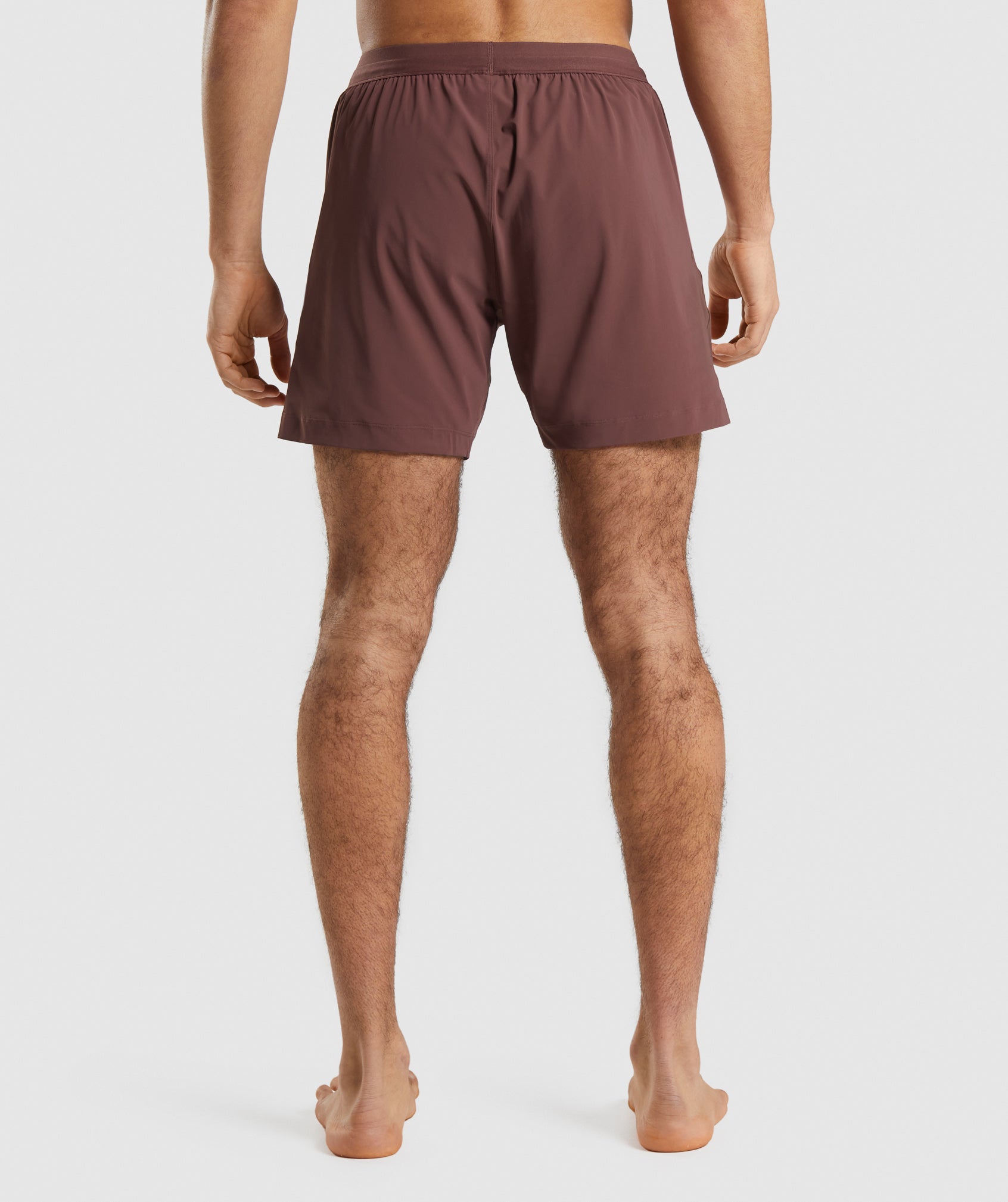 Brown Men's Gymshark Studio Shorts | HQUSZG-475