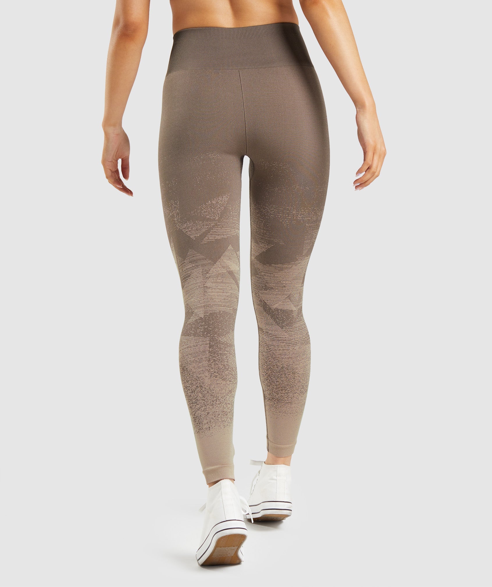 Brown Women's Gymshark Adapt Ombre Seamless Leggings | HBLQXO-312