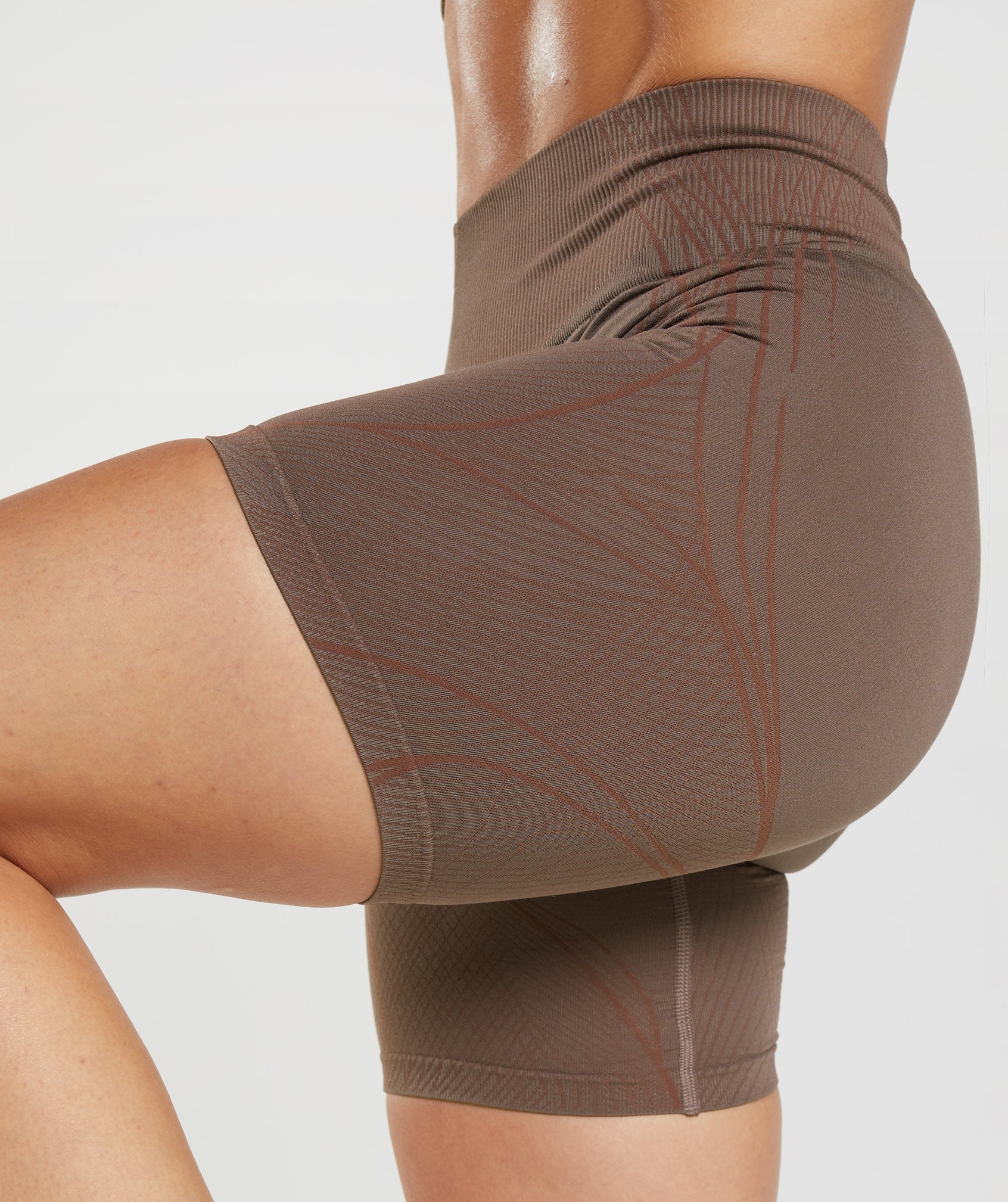 Brown Women's Gymshark Apex Seamless Shorts | LKEXBM-681