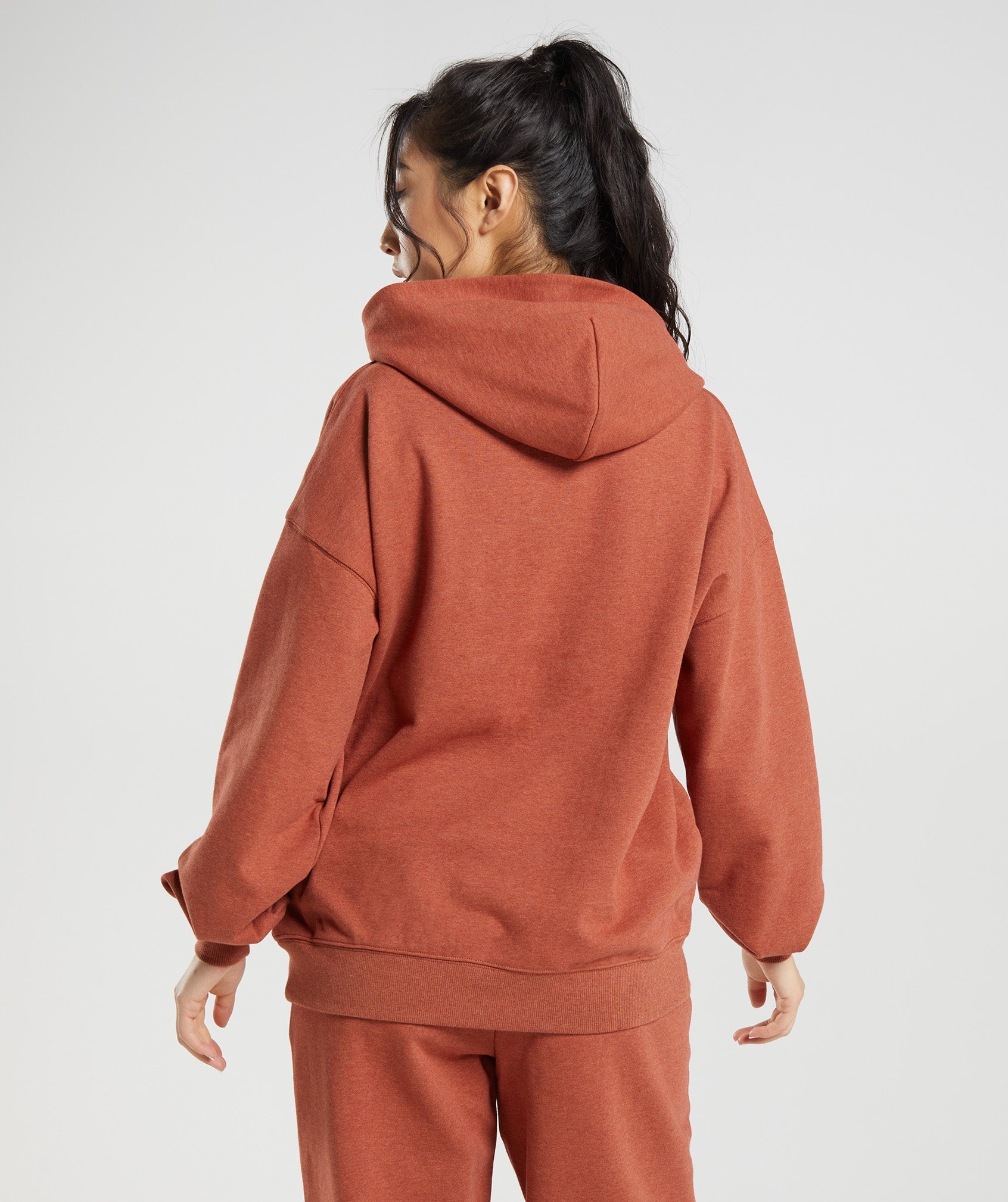 Brown Women's Gymshark Rest Day Sweats Hoodie | JROCWS-763