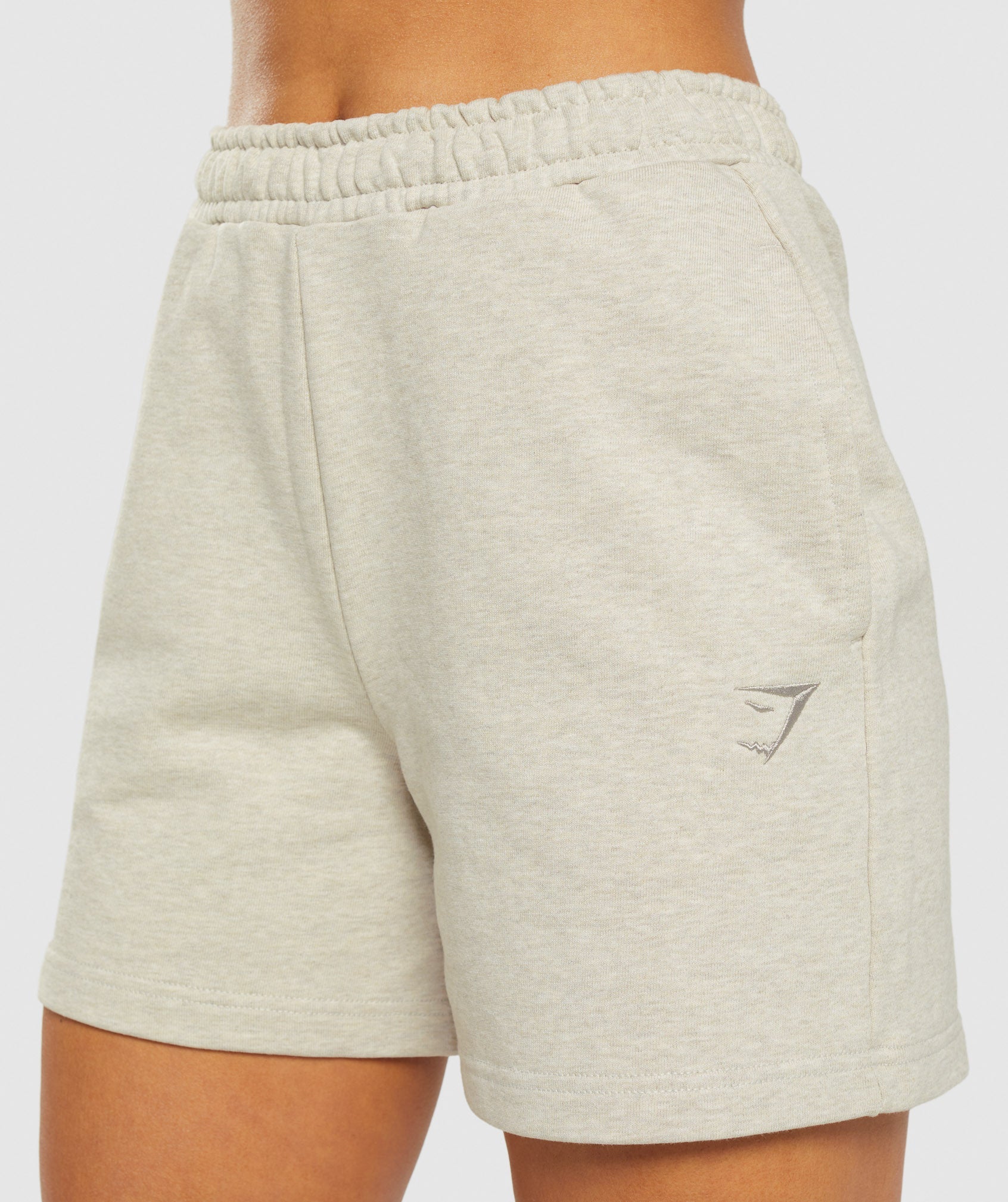 Brown Women's Gymshark Rest Day Sweats Shorts | QMHLUJ-932