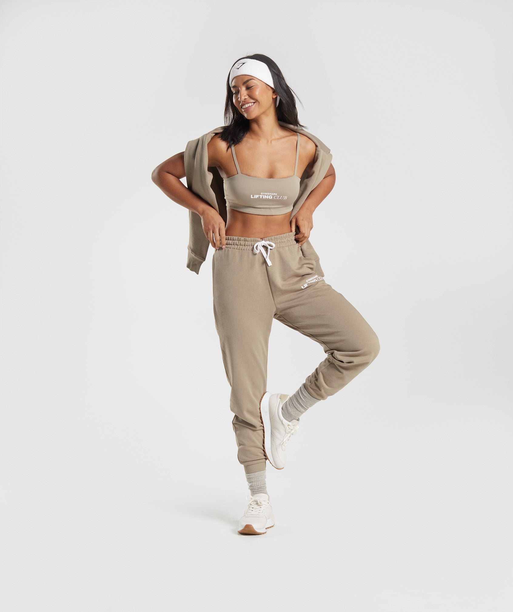 Brown Women's Gymshark Social Club Jogger | WQZISA-948