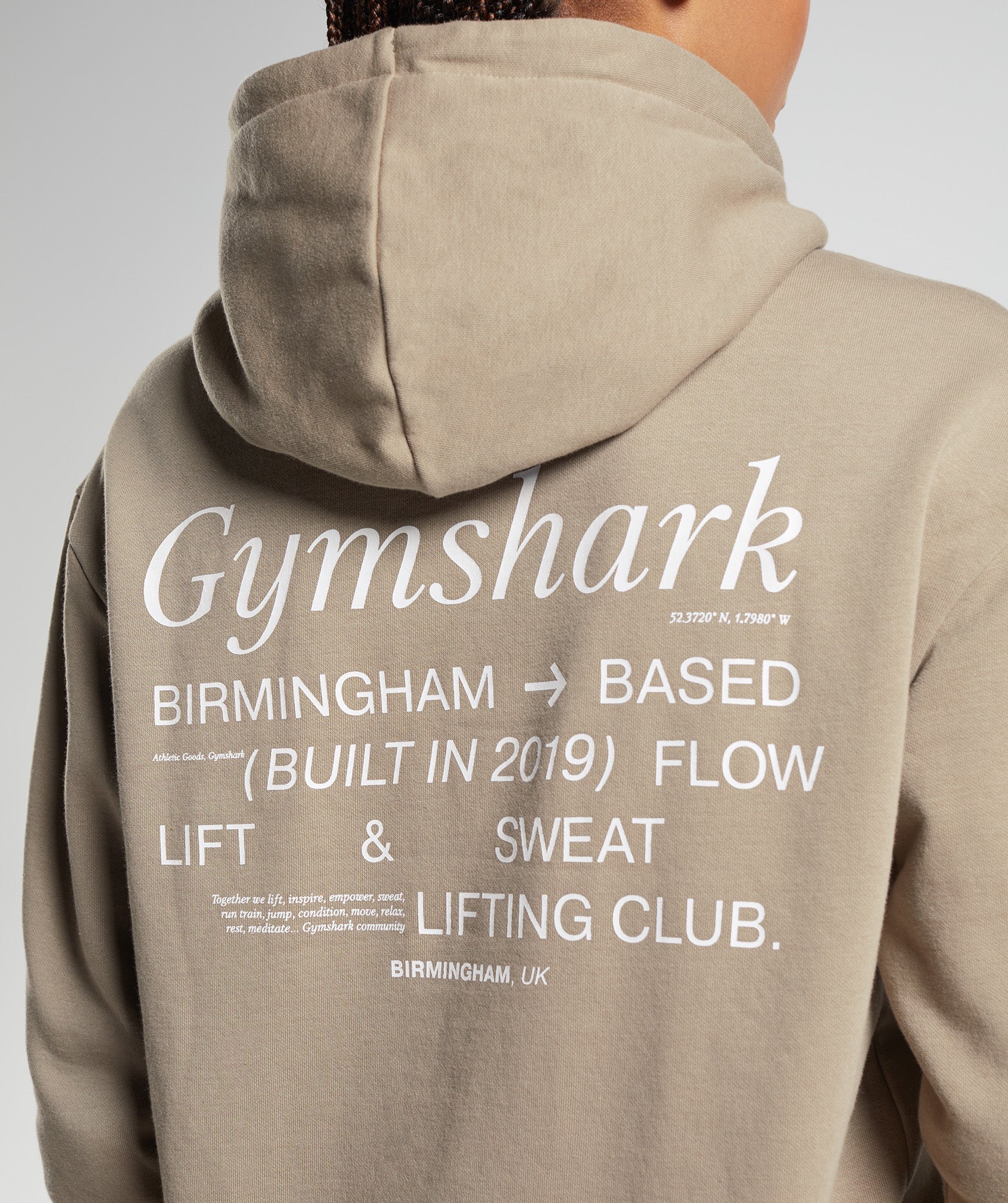 Brown Women's Gymshark Social Club Oversized Hoodie | KRLXOI-785