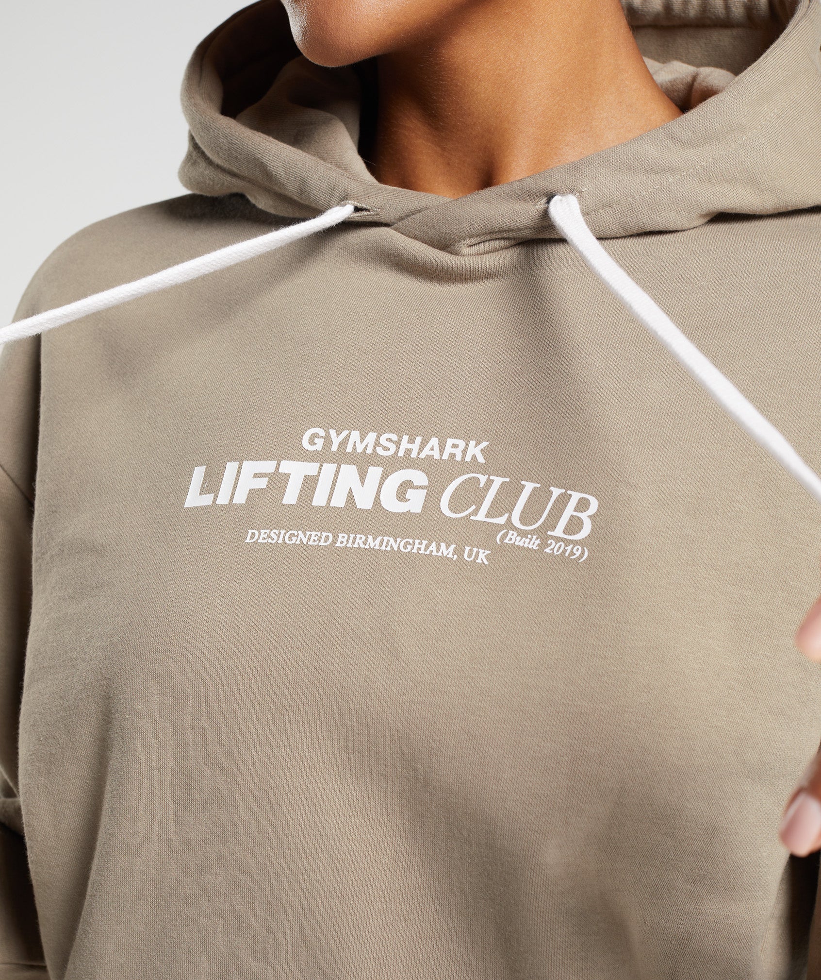 Brown Women's Gymshark Social Club Oversized Hoodie | KRLXOI-785