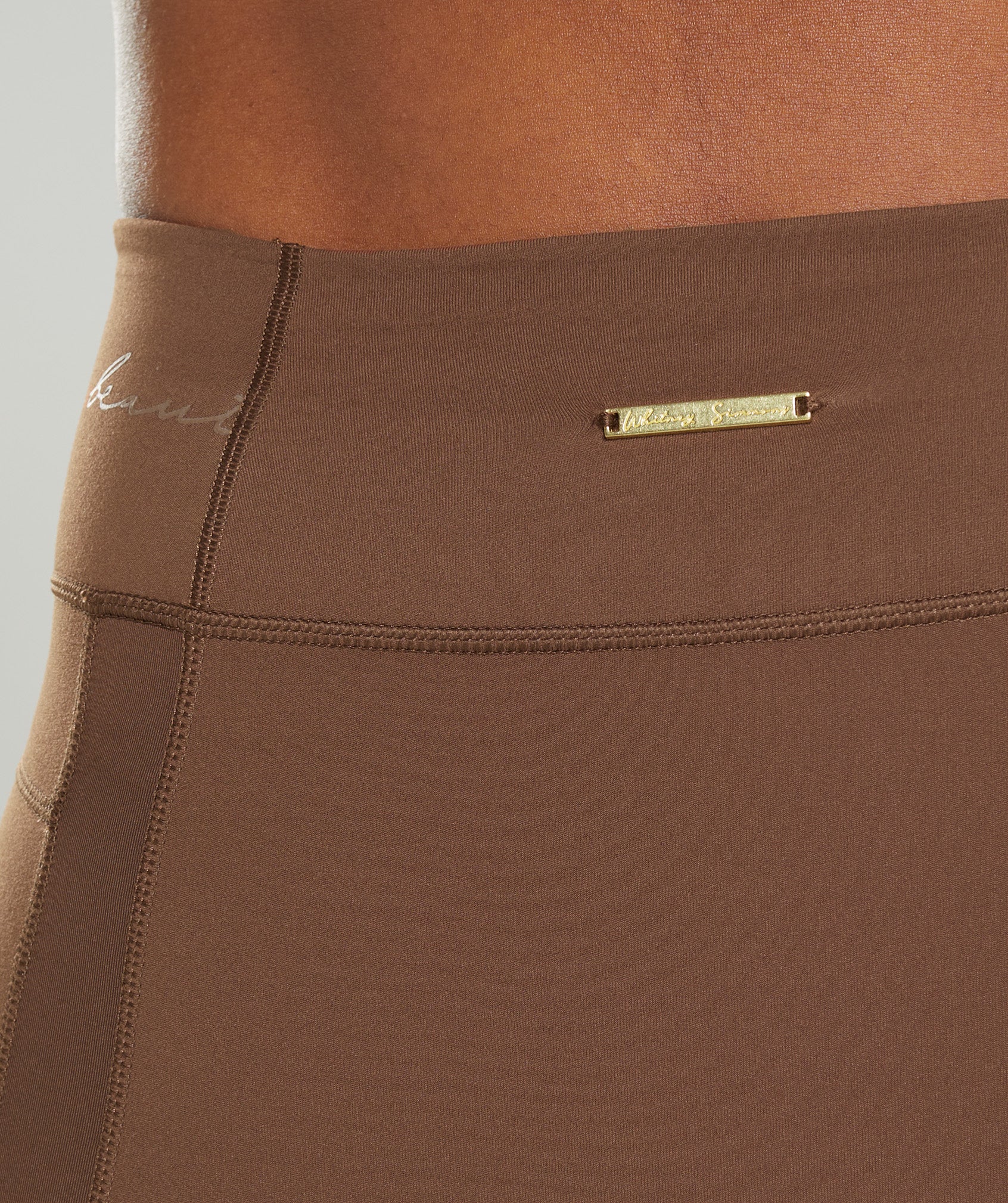 Brown Women's Gymshark Whitney Mesh Shorts | CWEHOB-513