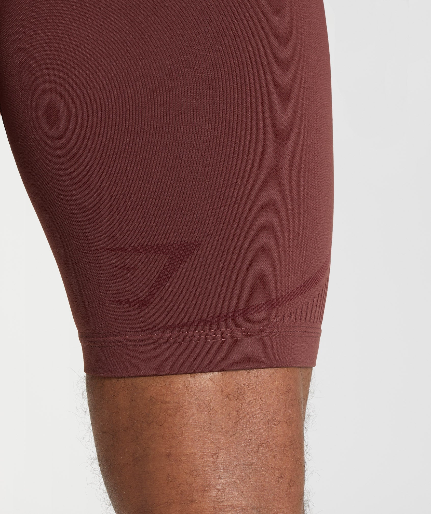 Burgundy Men's Gymshark 315 Seamless 1/2 Shorts | BAIYPF-436