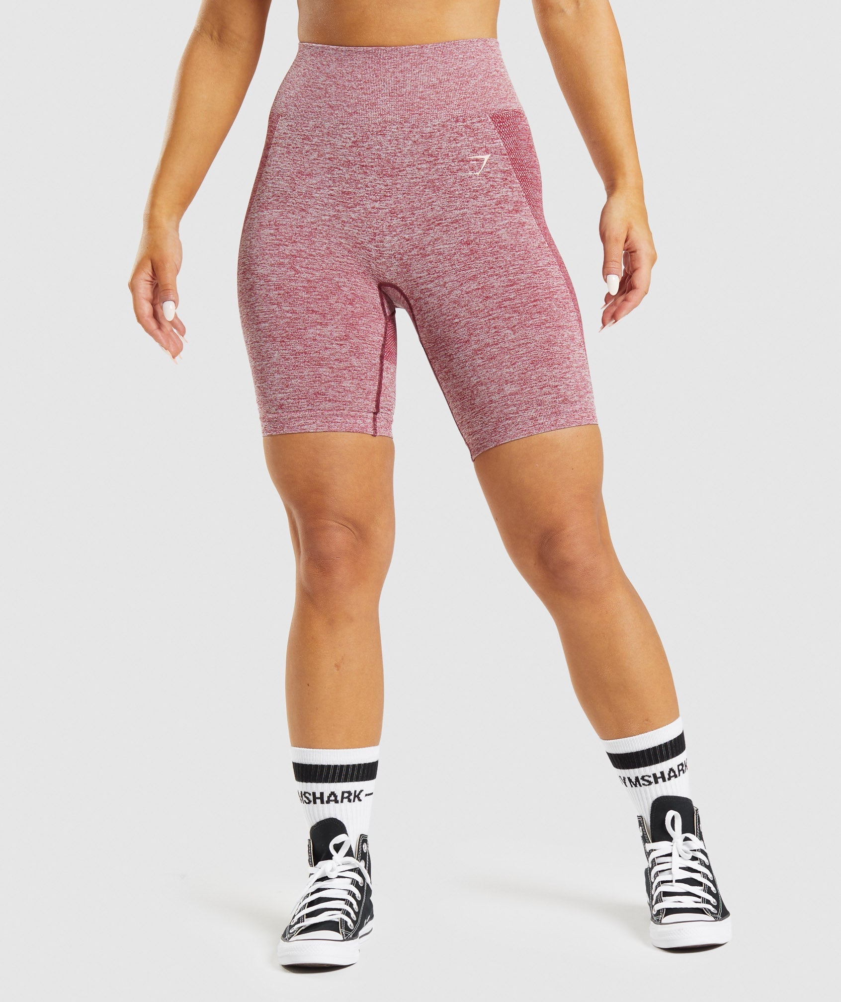 Burgundy Women\'s Gymshark Flex Cycling Shorts | NBHTAR-640