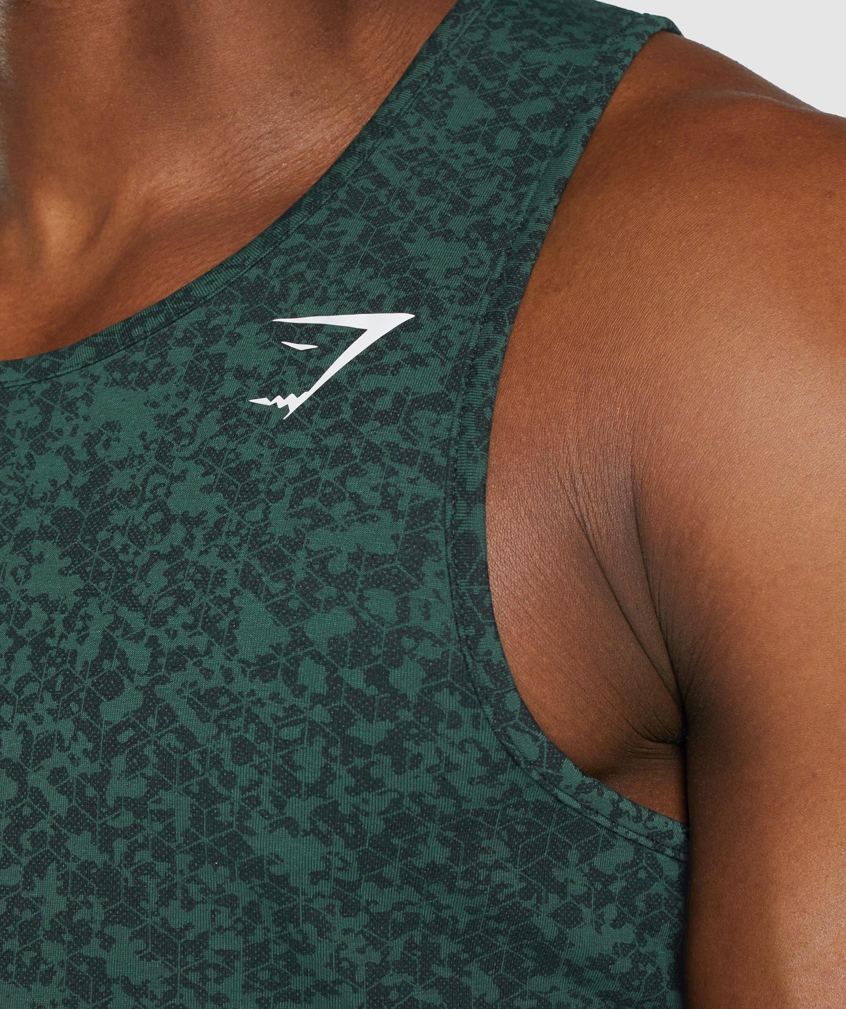 Dark Green Men's Gymshark Critical 2.0 Tanks | YZGTWM-853