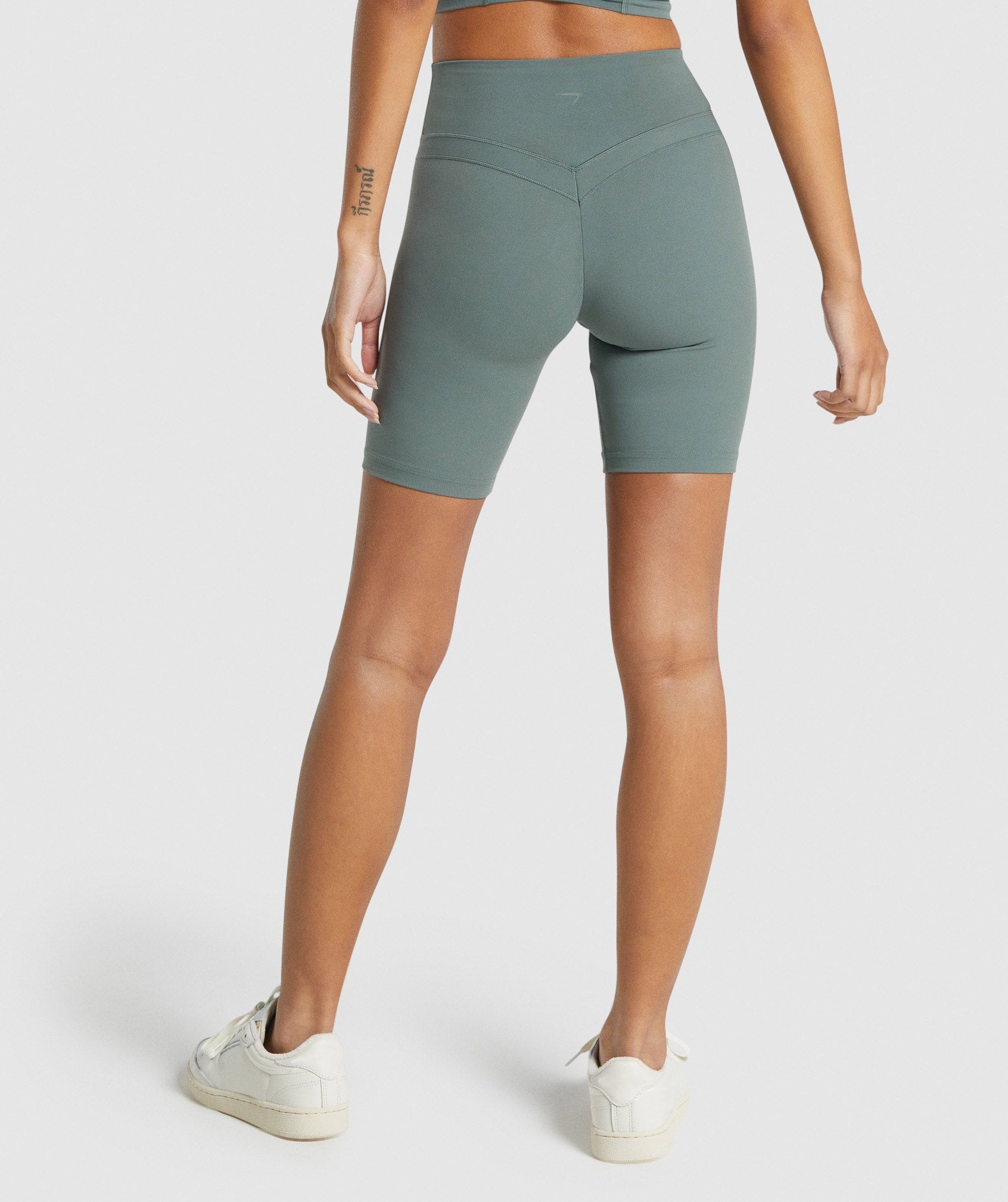 Dark Green Women's Gymshark Whitney Cycling Shorts | NMQSYP-062