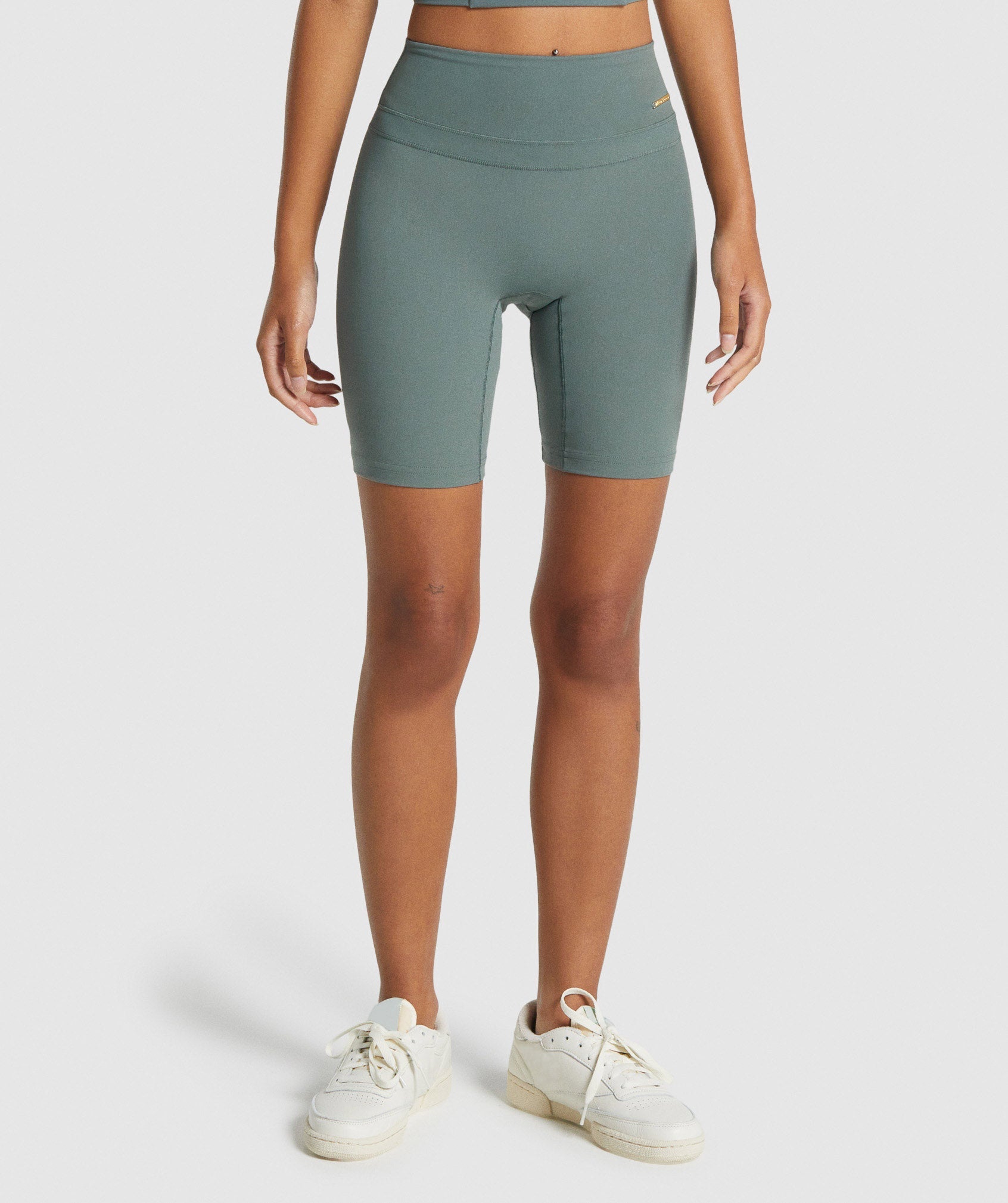 Dark Green Women\'s Gymshark Whitney Cycling Shorts | NMQSYP-062