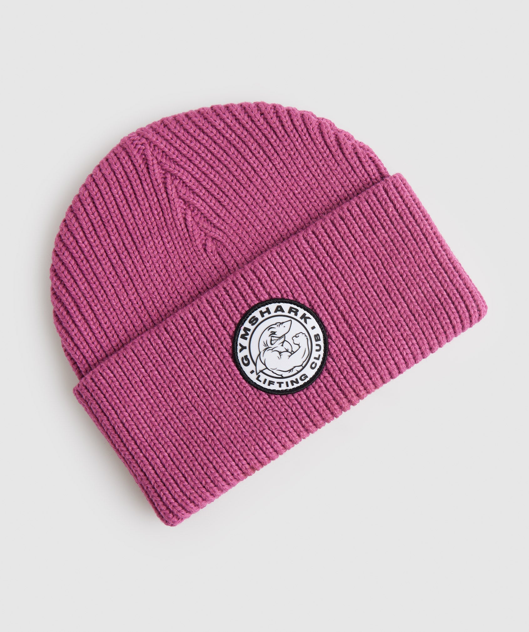 Deep Pink Men\'s Gymshark Legacy Deep Cuff Beanie Hats | FCUYXP-653