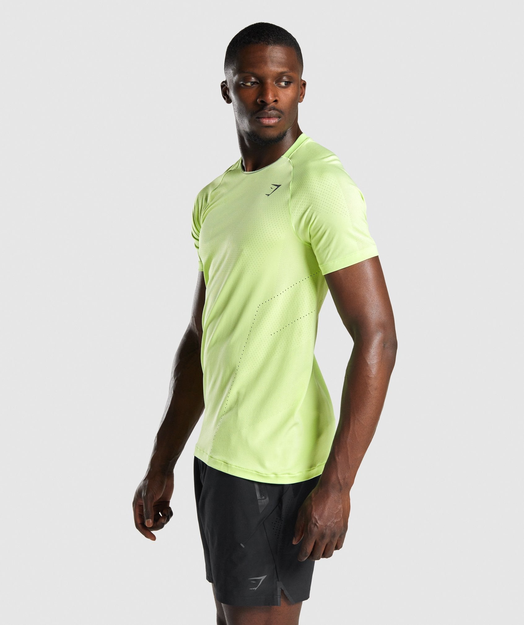 Green Men's Gymshark Apex Perform T Shirts | OLYEBZ-729