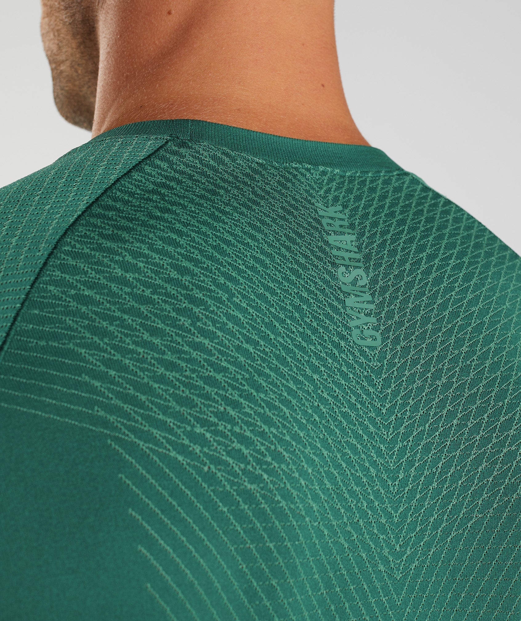 Green Men's Gymshark Apex Seamless Long Sleeve T Shirts | GBPXJU-128