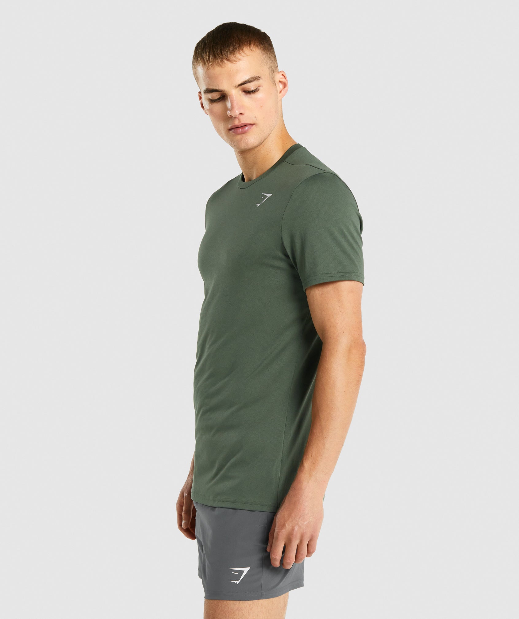 Green Men's Gymshark Arrival T Shirts | ZPXIRW-753