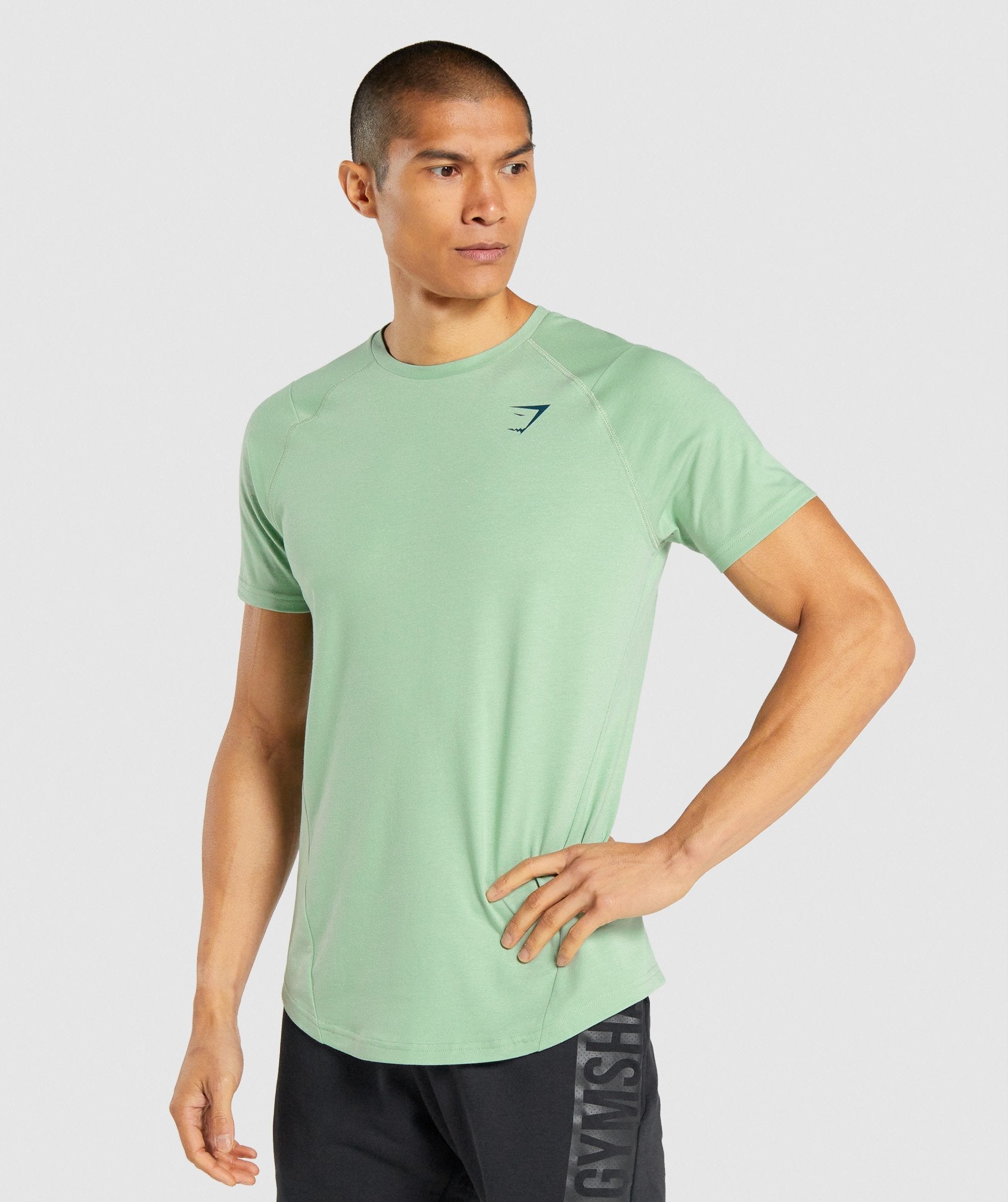 Green Men\'s Gymshark Bold T Shirts | AWLVPT-140