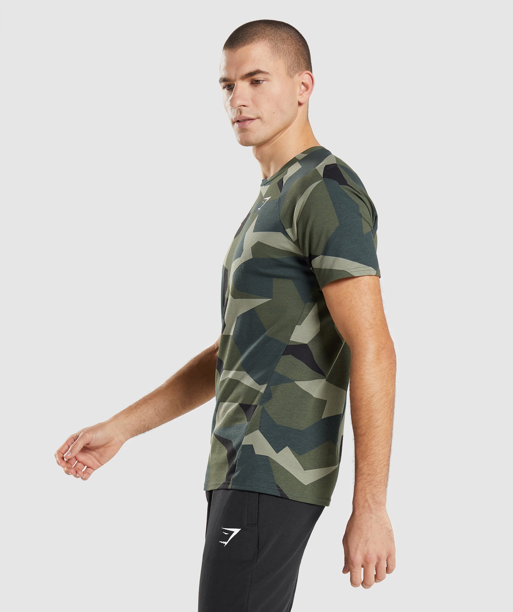 Green Men's Gymshark Critical T Shirts | KDBPAJ-740