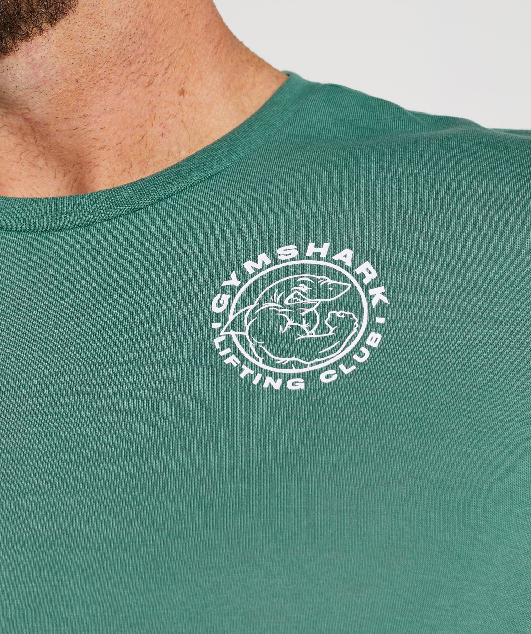 Green Men's Gymshark Legacy Long Sleeve T Shirts | IEMXCB-065