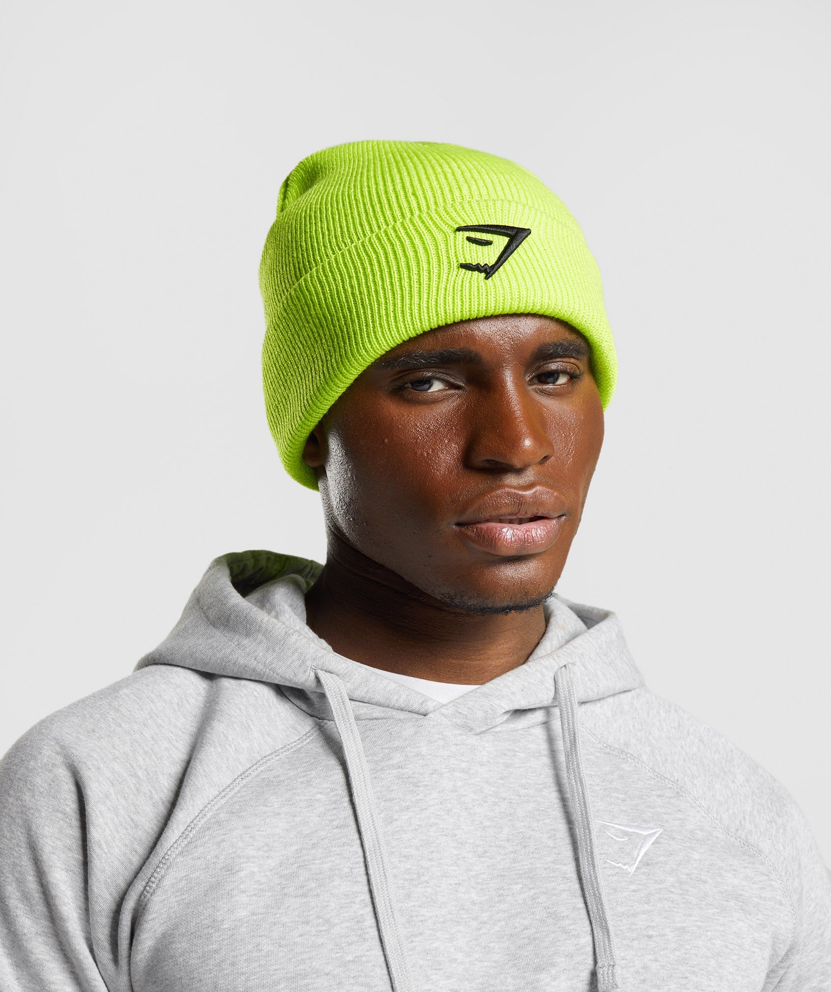 Green Men's Gymshark Sharkhead Beanie Hats | BTKJPM-894