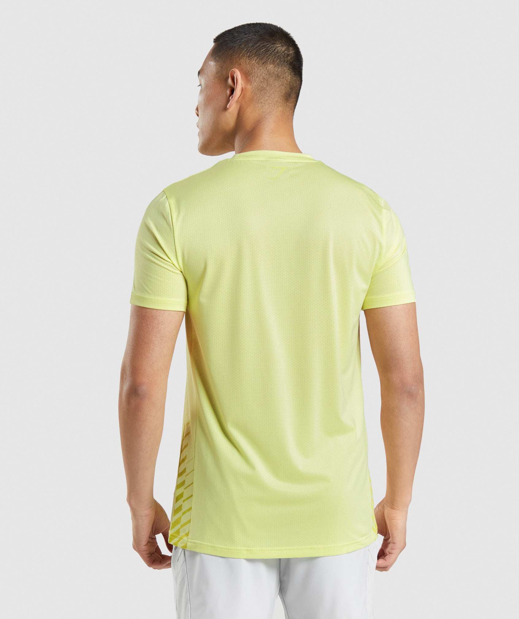 Green Men's Gymshark Sport Stripe T Shirts | JMHWEN-425