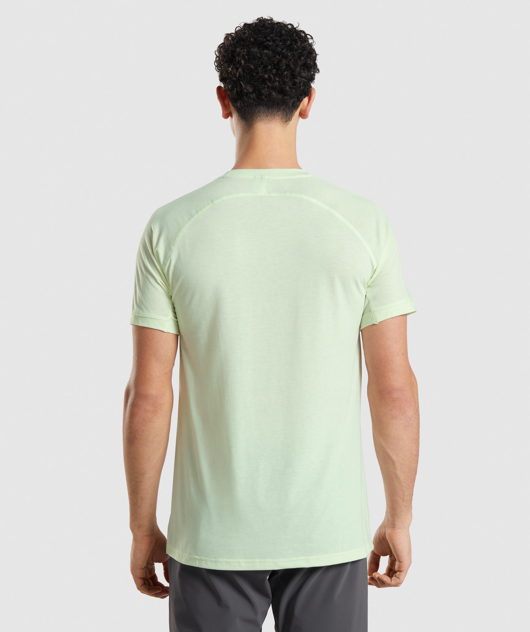 Green Men's Gymshark Studio Amplify T Shirts | SLFRHV-369