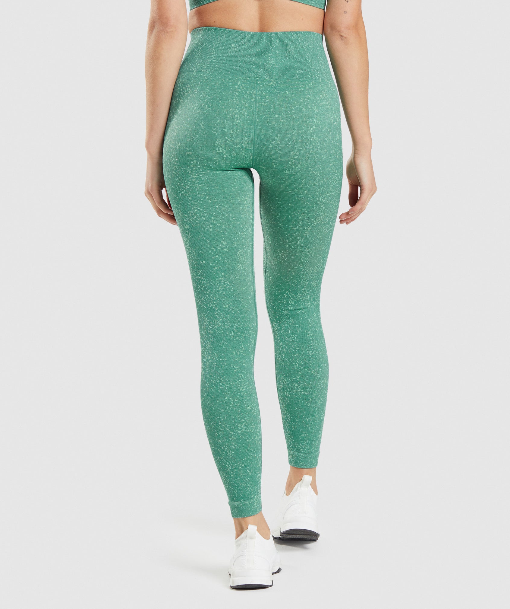 Green Women's Gymshark Adapt Fleck Seamless Leggings | OUEGZF-012