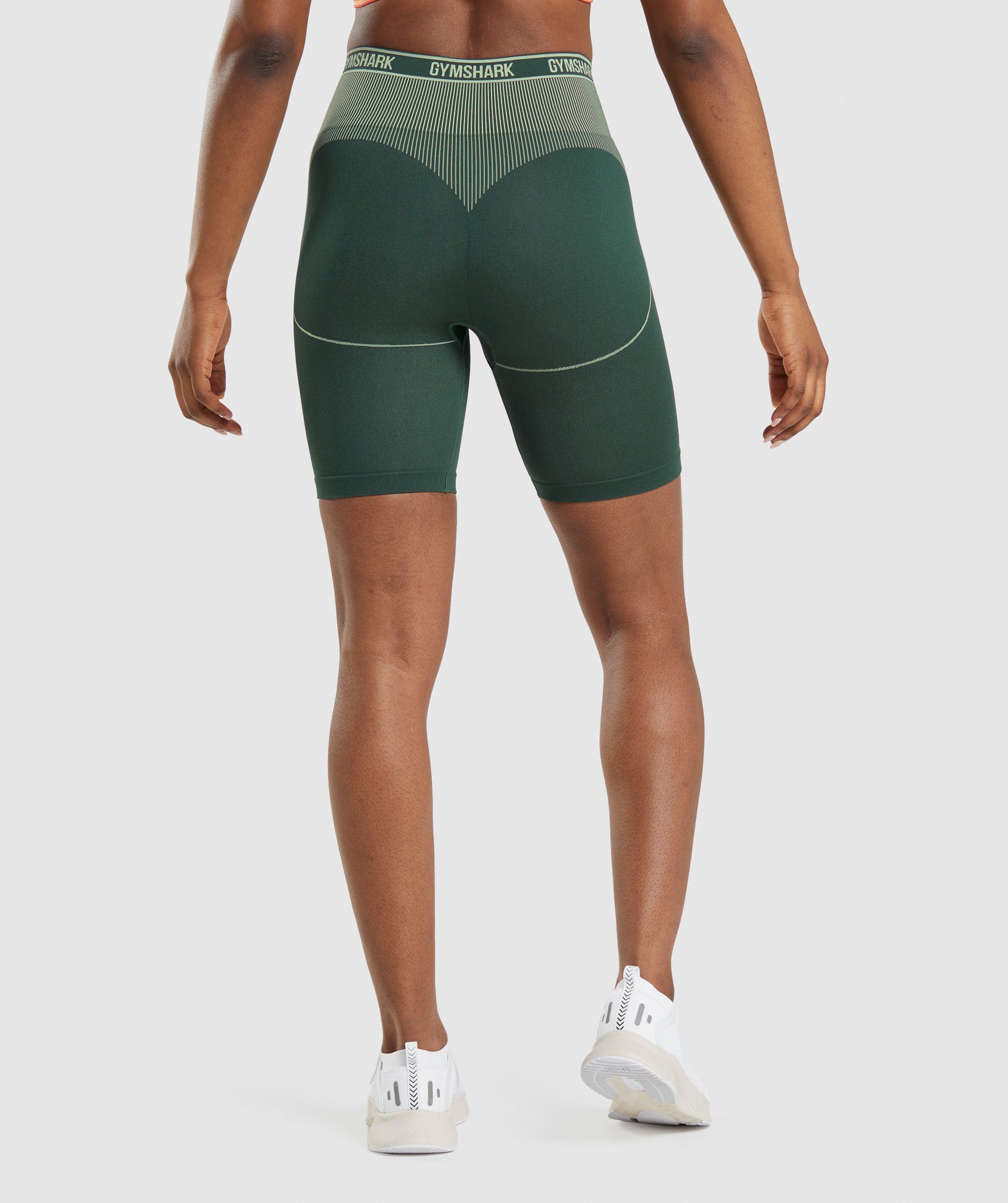 Green Women's Gymshark Apex Seamless High Rise Shorts | JIBNRX-902