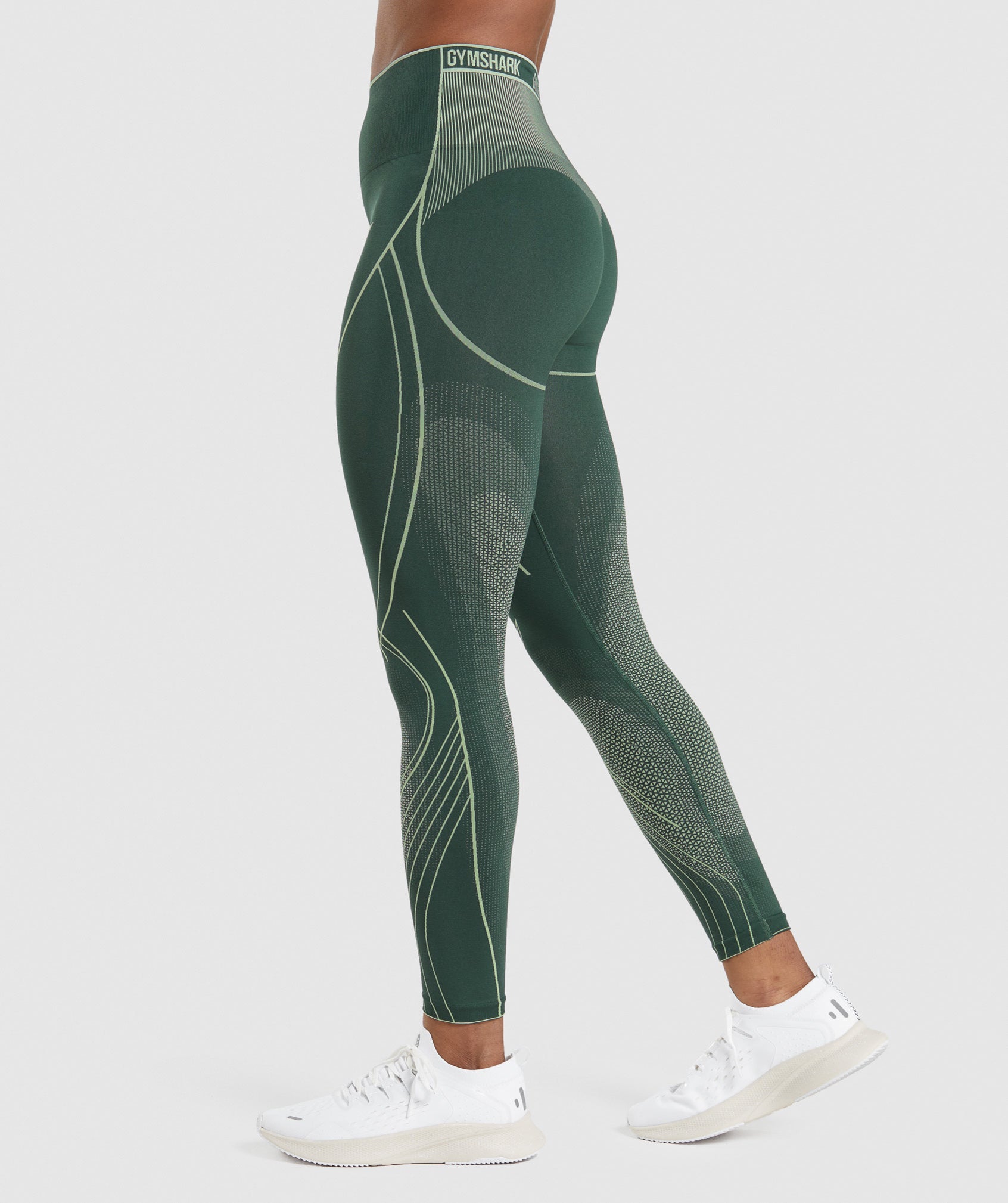 Green Women's Gymshark Apex Seamless High Rise Leggings | NAYTKC-294