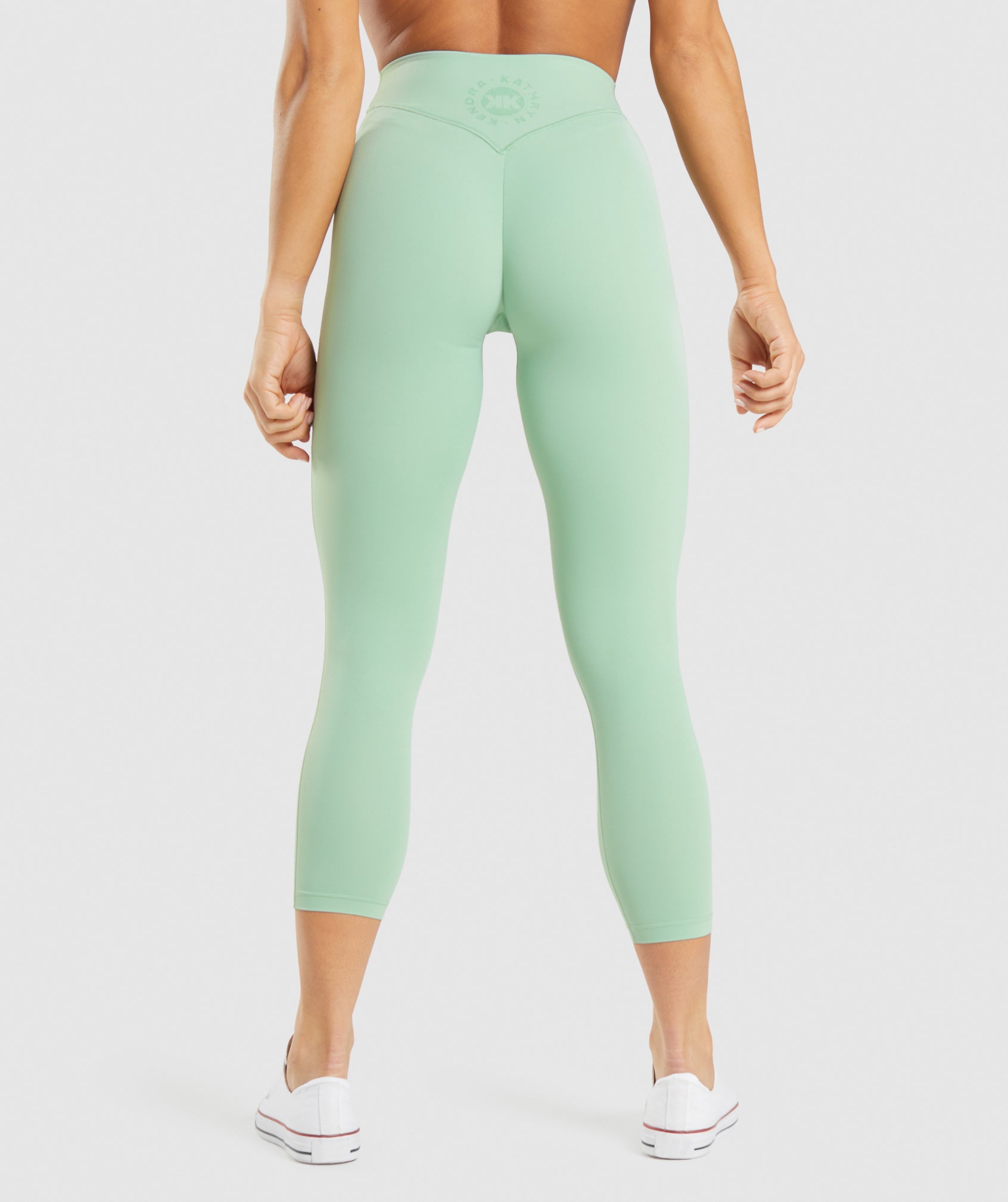 Green Women's Gymshark KK Fit 7/8 Leggings | DFTQCL-365