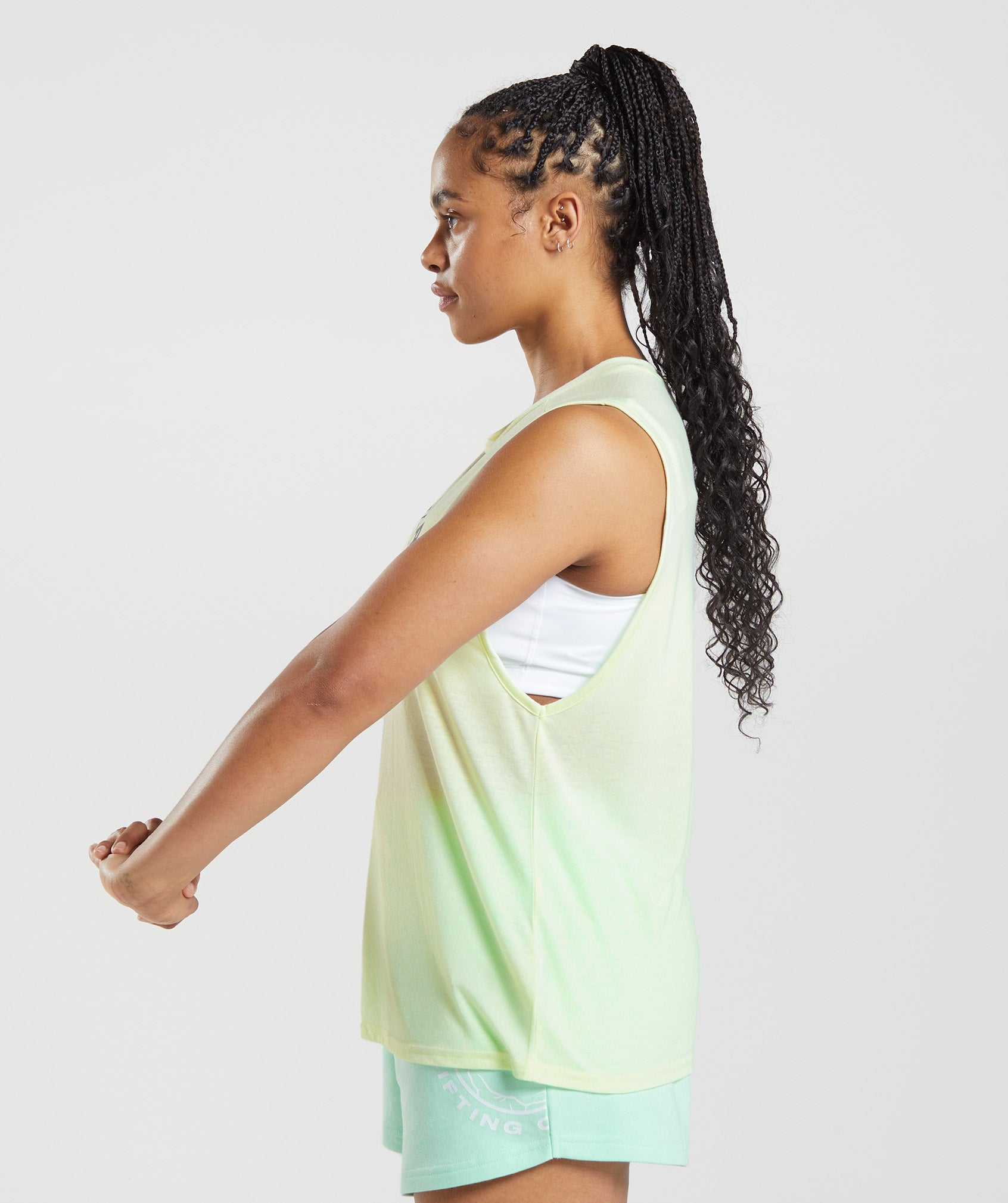 Green Women's Gymshark Legacy Tanks | VNCGWR-390