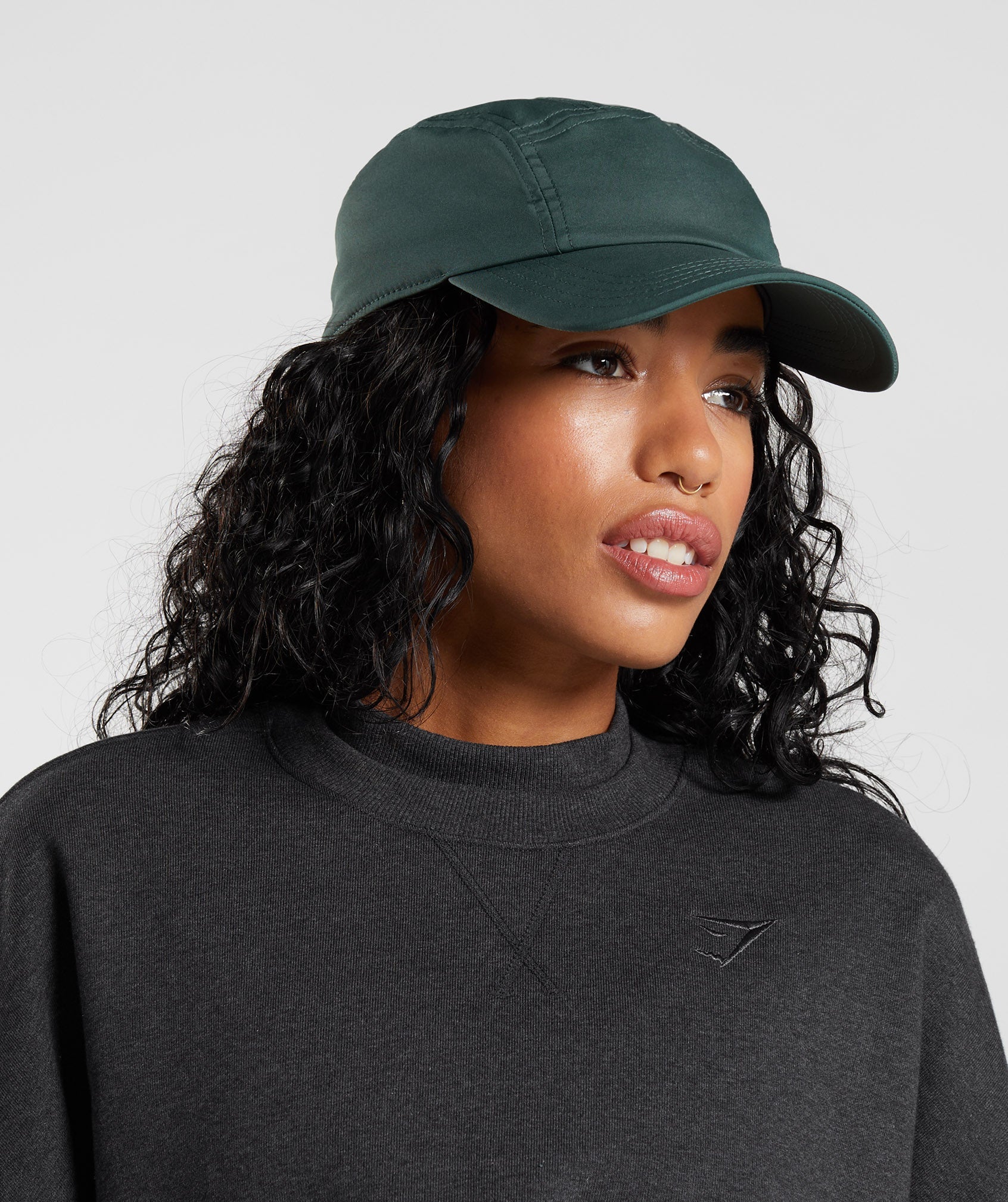 Green Women's Gymshark Logo 5 Panel Hats | GFNEKL-716