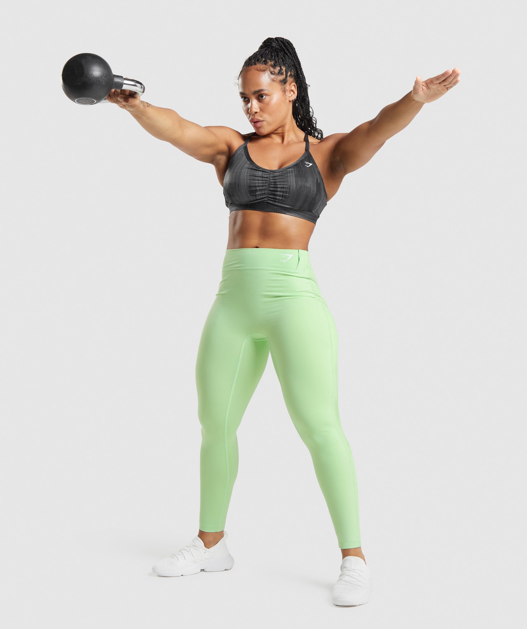 Green Women's Gymshark Sport Leggings | XSWGLI-236