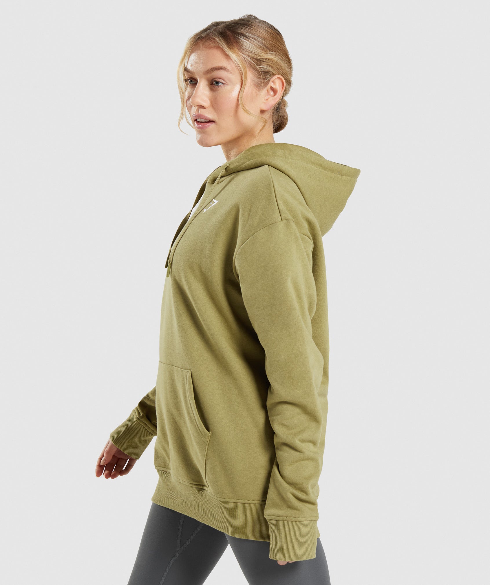 Green Women's Gymshark Training Oversized Hoodie | ICXQRF-516