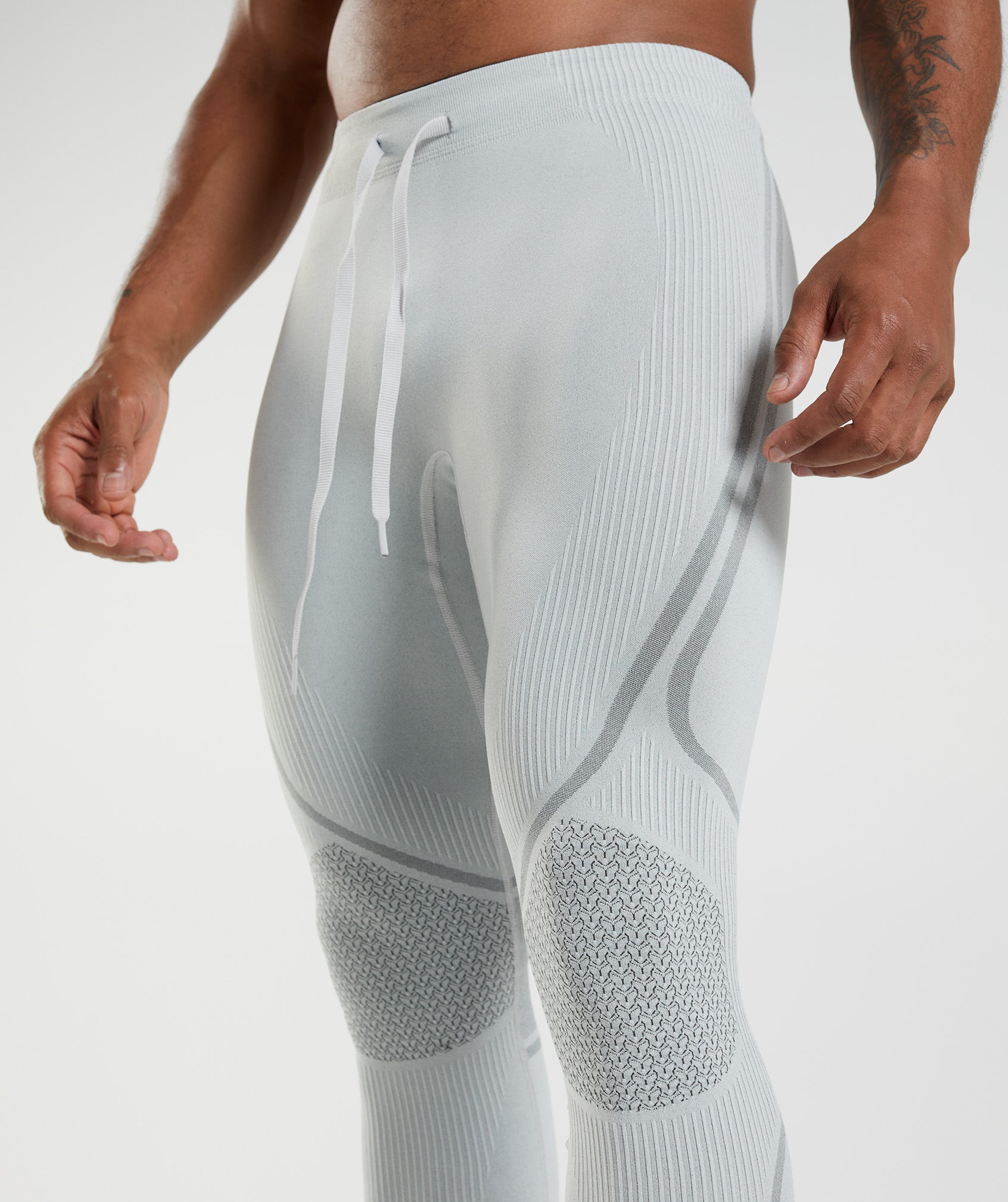 Grey Men's Gymshark 315 Seamless Tights Leggings | YSRTZQ-195