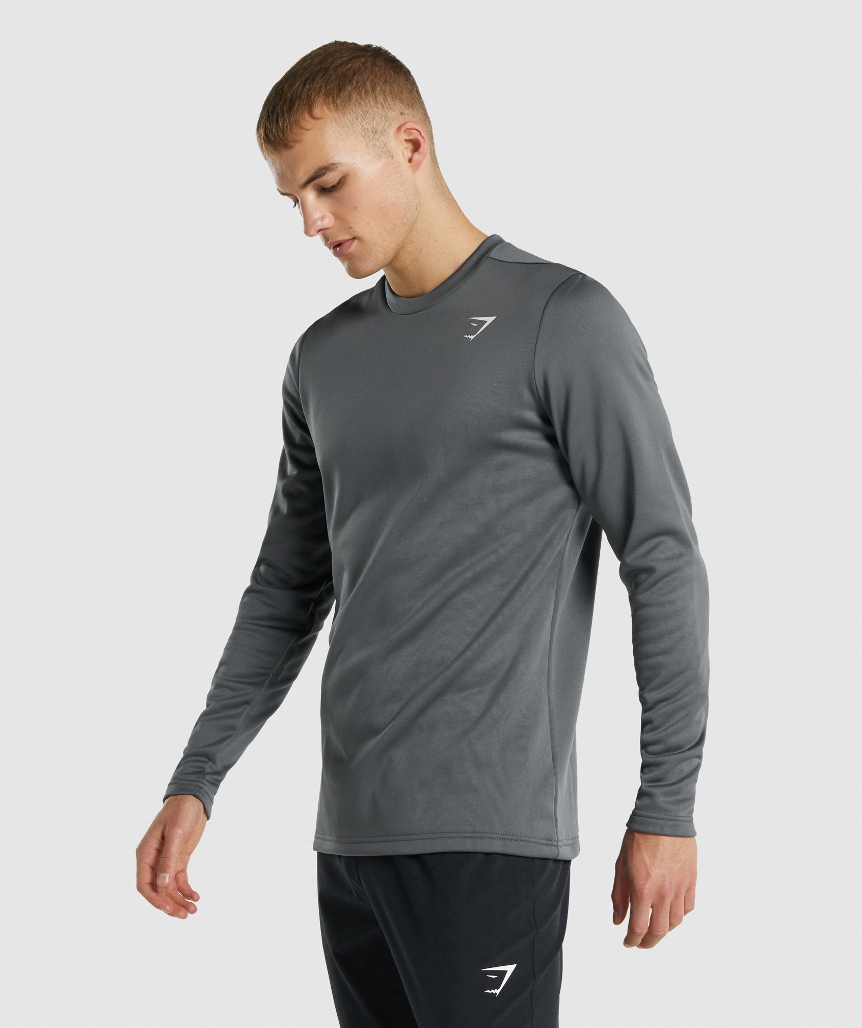 Grey Men's Gymshark Arrival Crew Sweatshirts | ZUJSNE-723