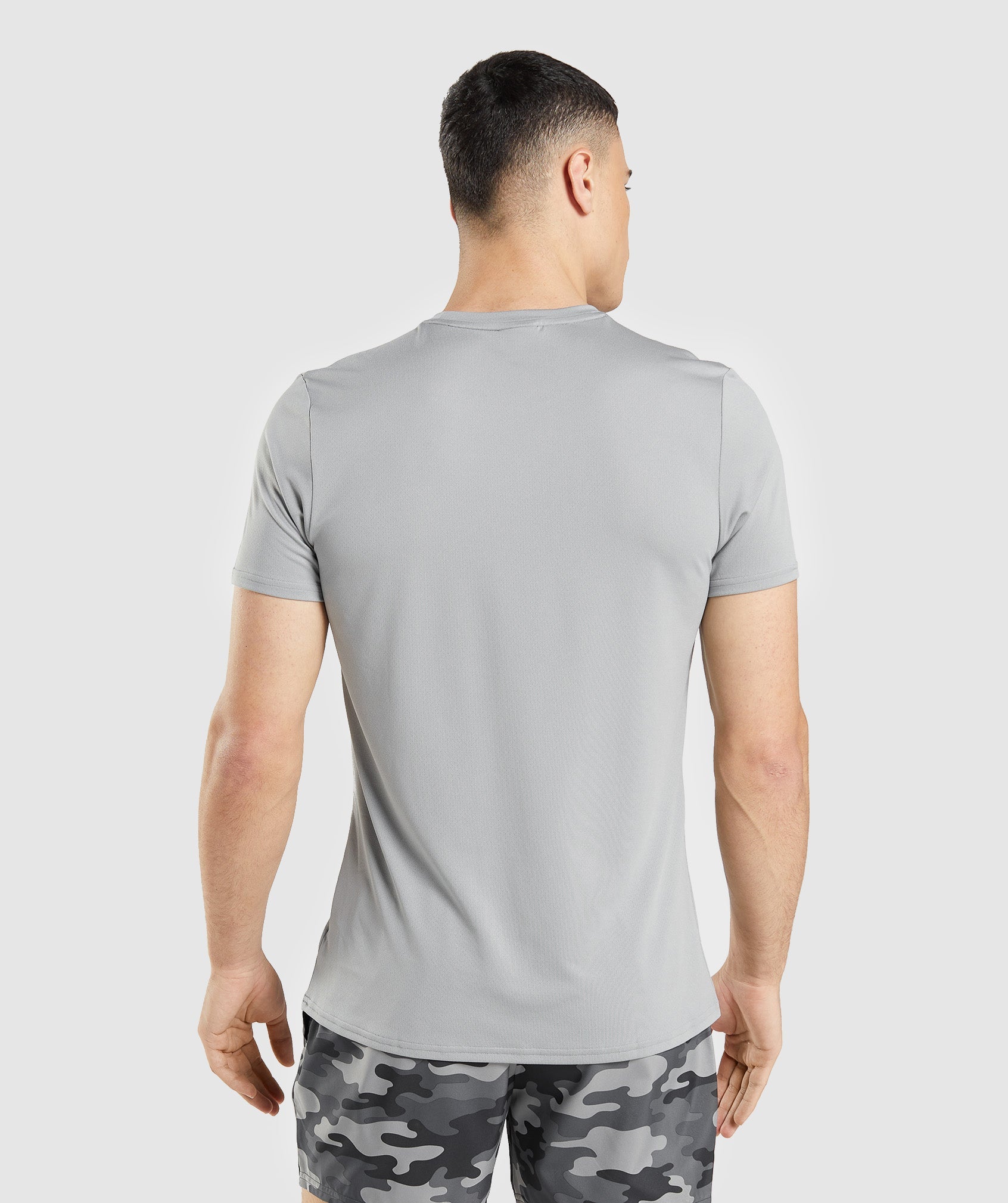 Grey Men's Gymshark Arrival Graphic T Shirts | NFYAWT-019