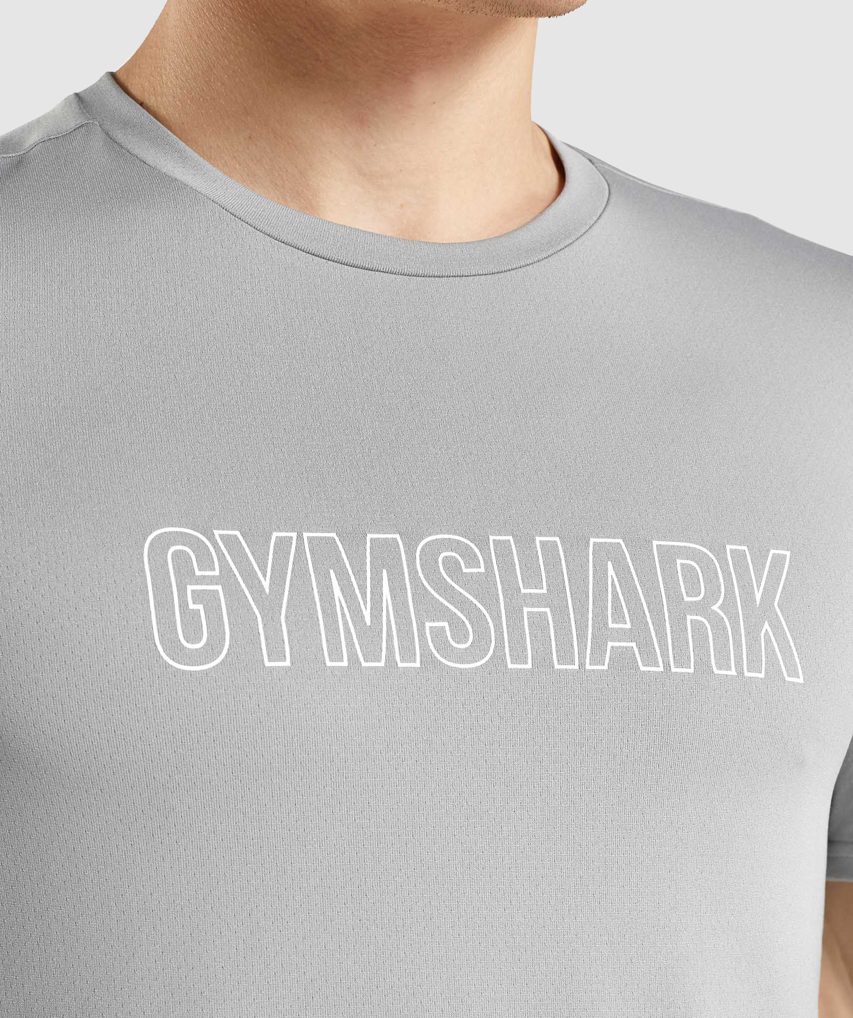 Grey Men's Gymshark Arrival Graphic T Shirts | NFYAWT-019