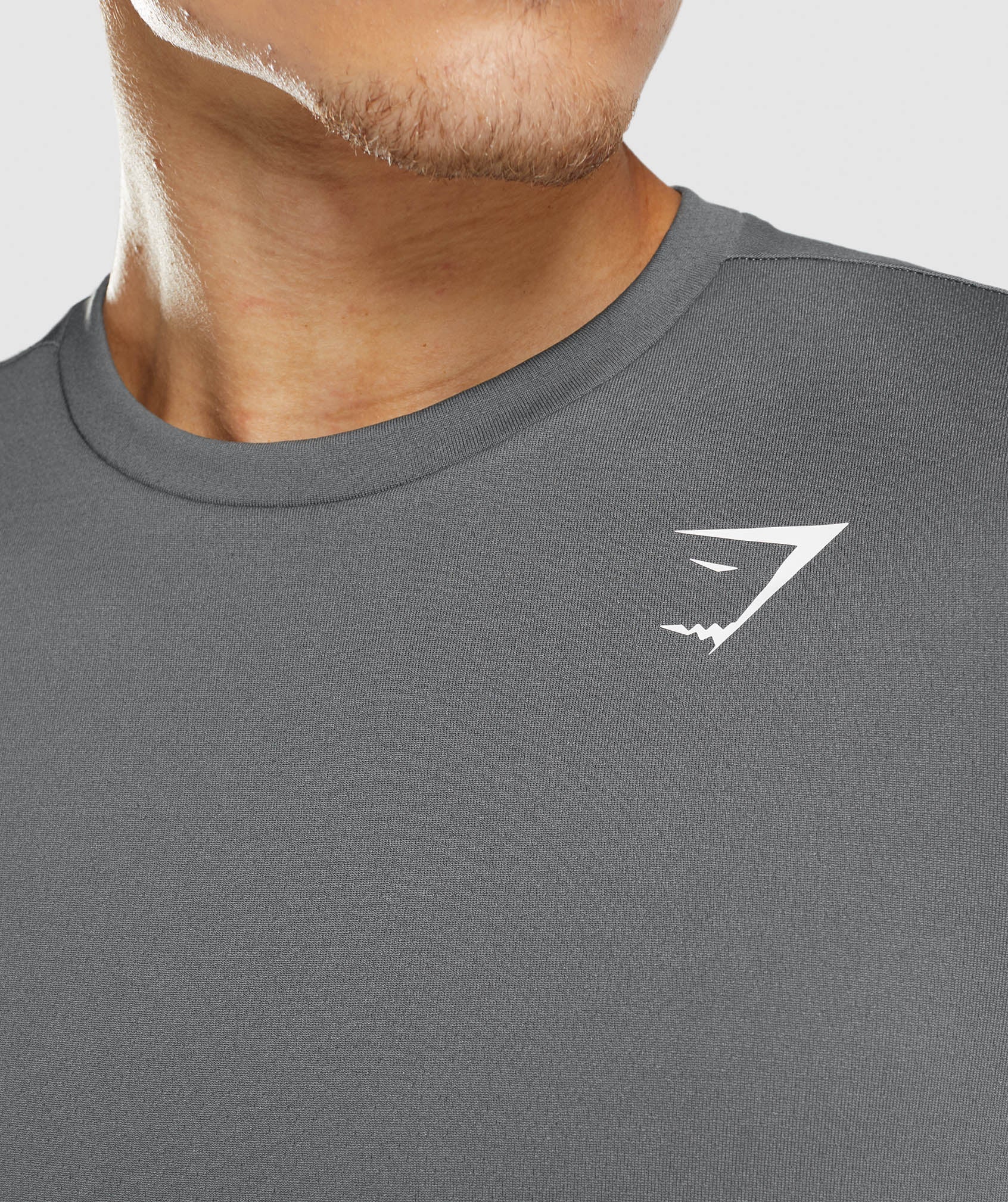 Grey Men's Gymshark Arrival Long Sleeve T Shirts | BXENFI-893