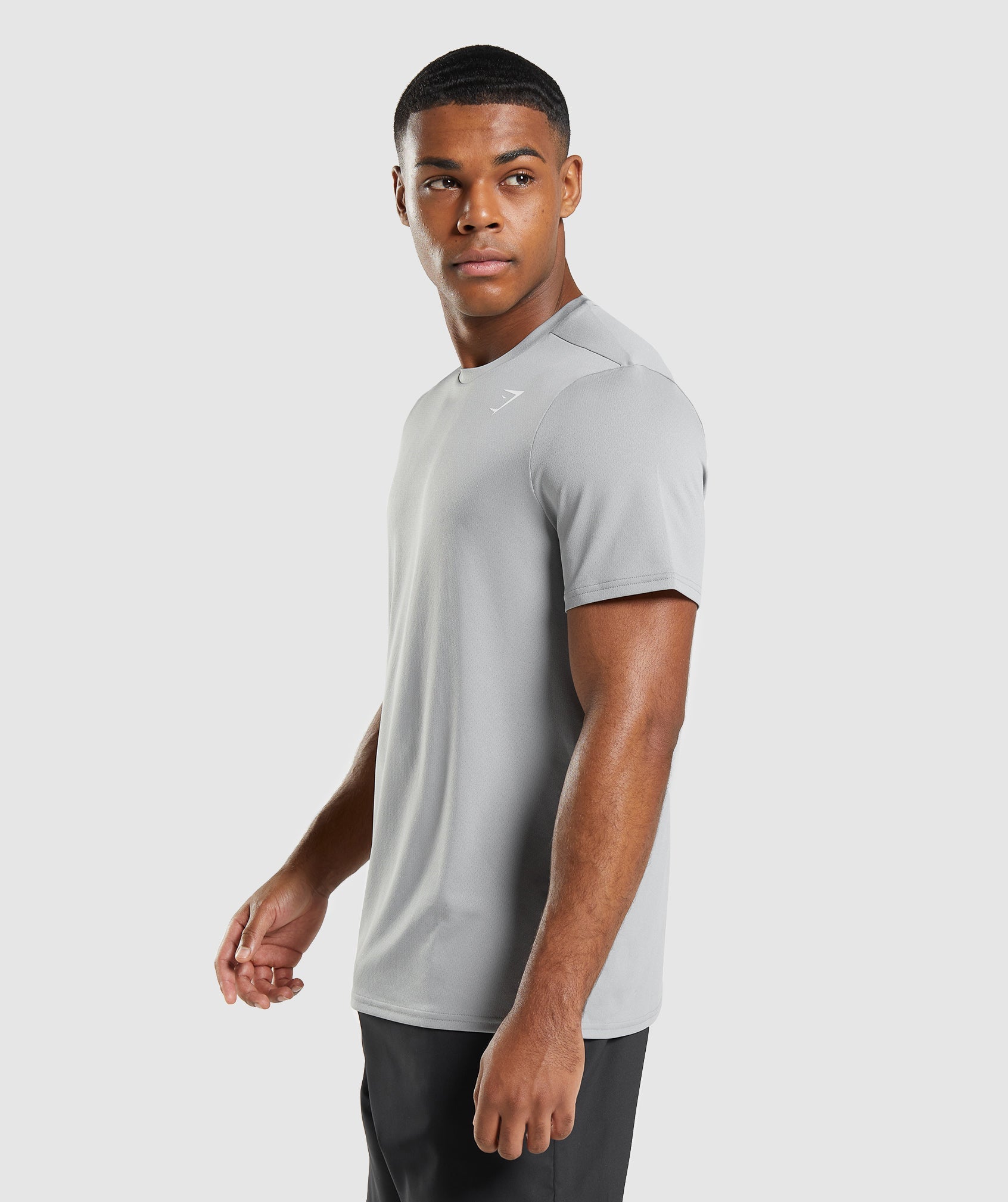 Grey Men's Gymshark Arrival Regular Fit T Shirts | ZNFRGY-694