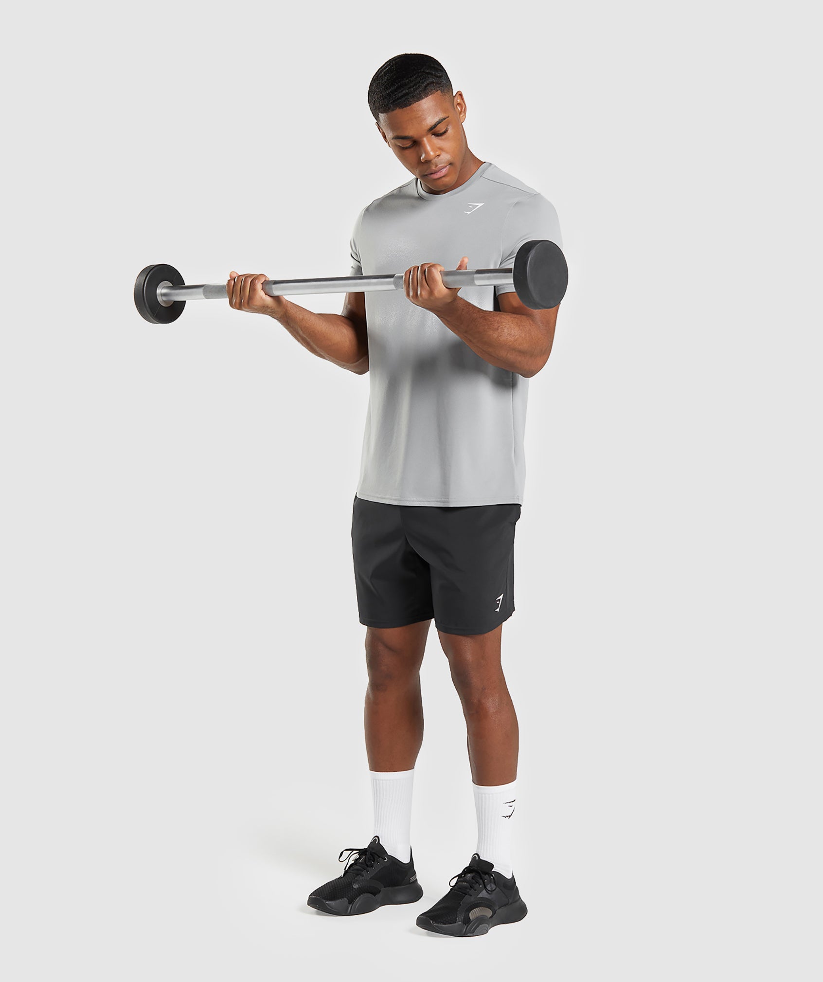 Grey Men's Gymshark Arrival Regular Fit T Shirts | ZNFRGY-694