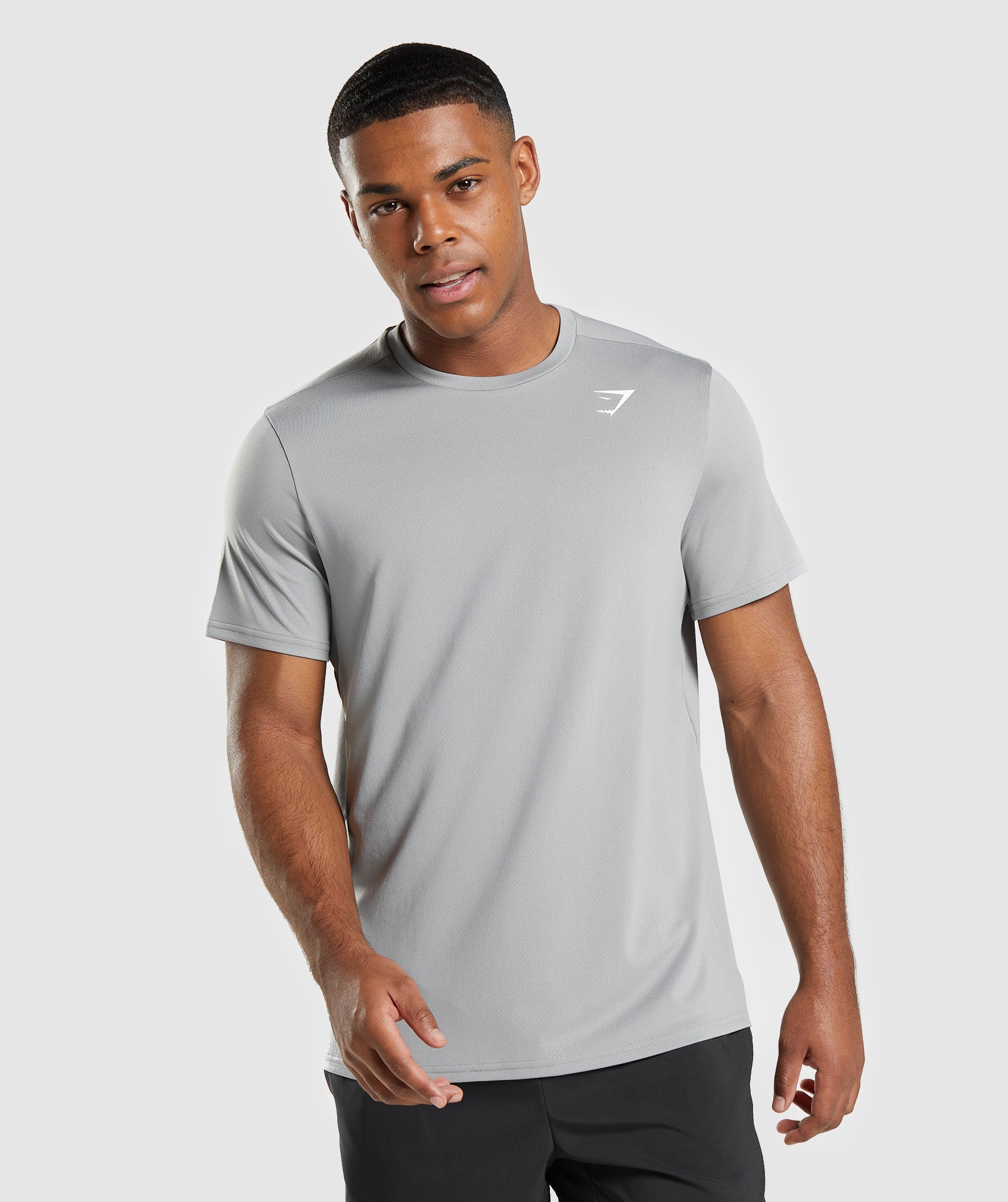 Grey Men\'s Gymshark Arrival Regular Fit T Shirts | ZNFRGY-694